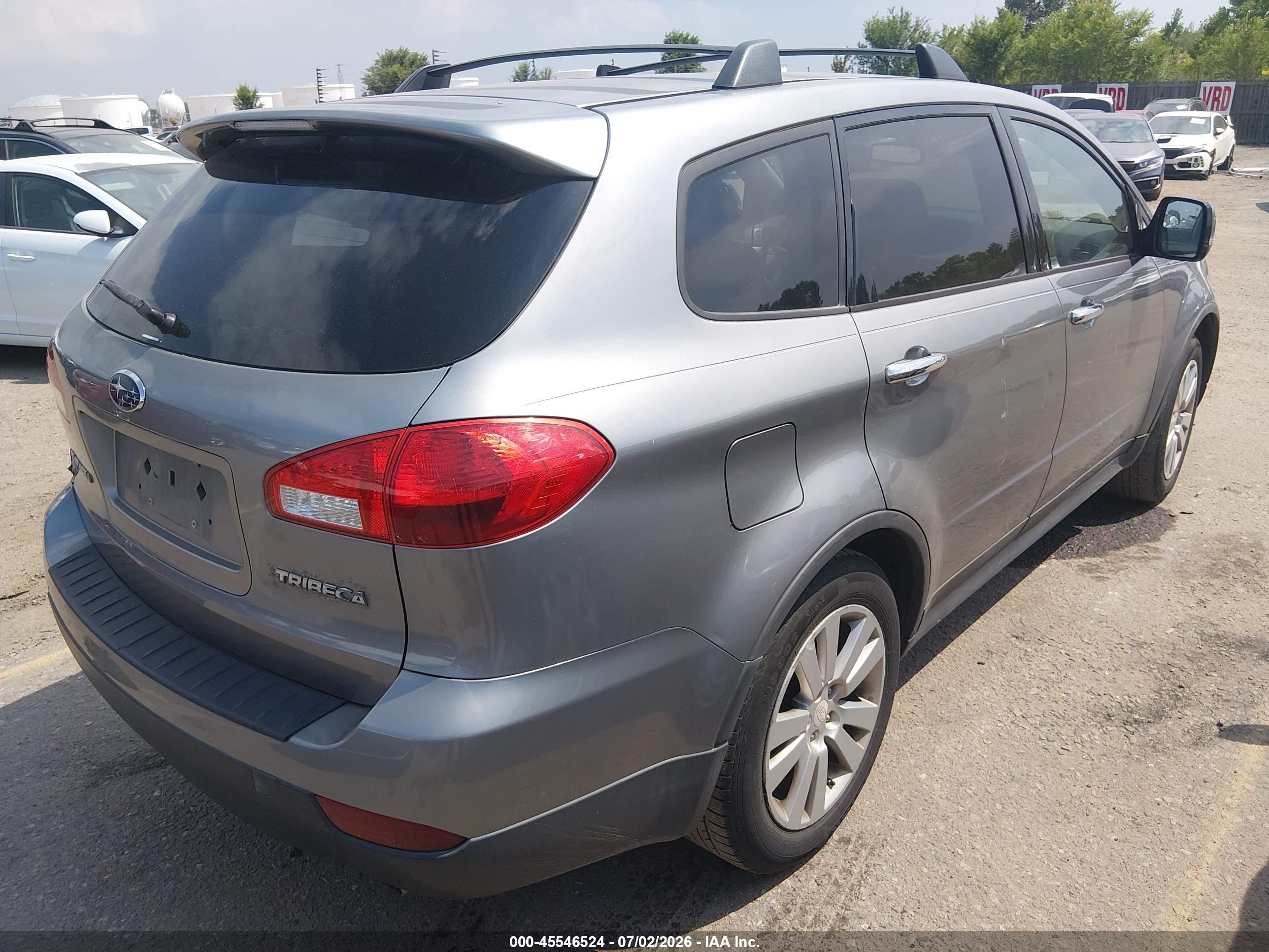 2008 Subaru Tribeca Base 5-passenger Pewter vin: 4S4WX91D084404735