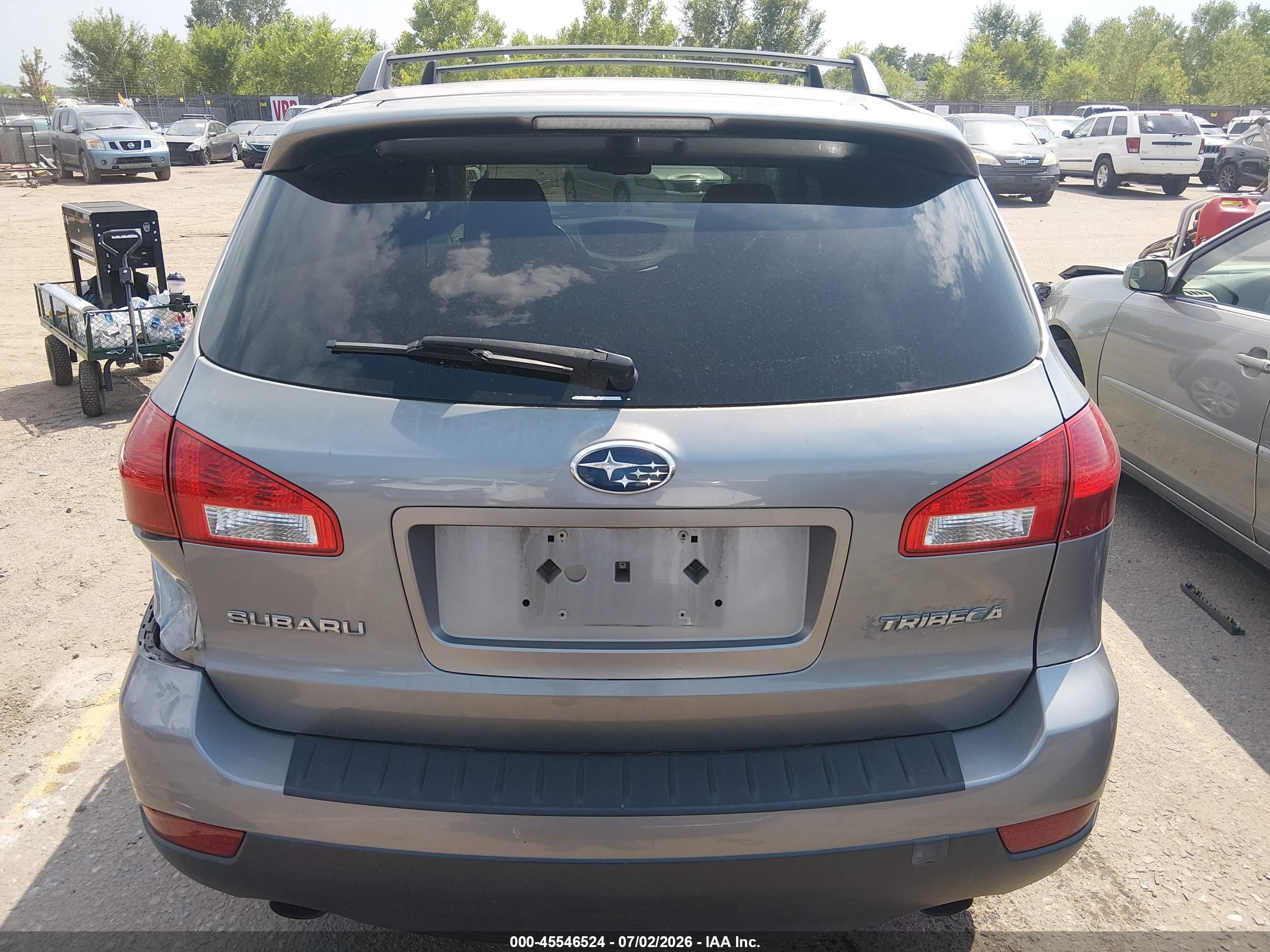 2008 Subaru Tribeca Base 5-passenger Pewter vin: 4S4WX91D084404735