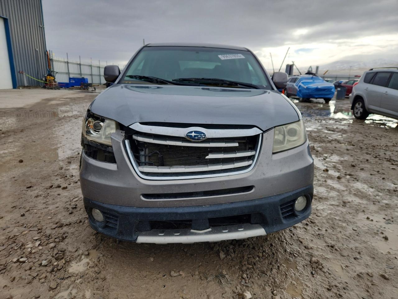 2008 Subaru Tribeca Gray vin: 4S4WX91D384406527