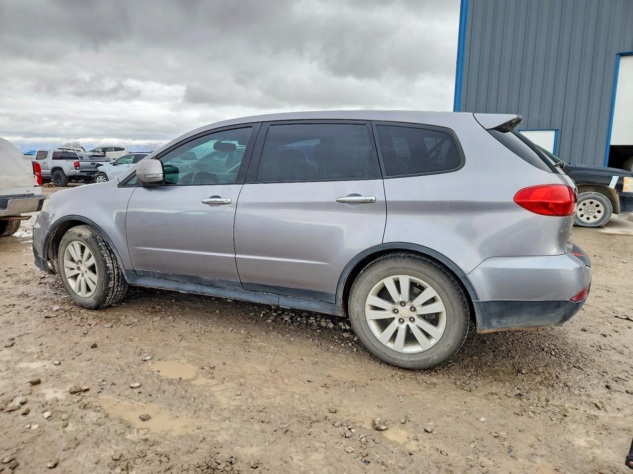 2008 Subaru Tribeca Gray vin: 4S4WX91D384406527