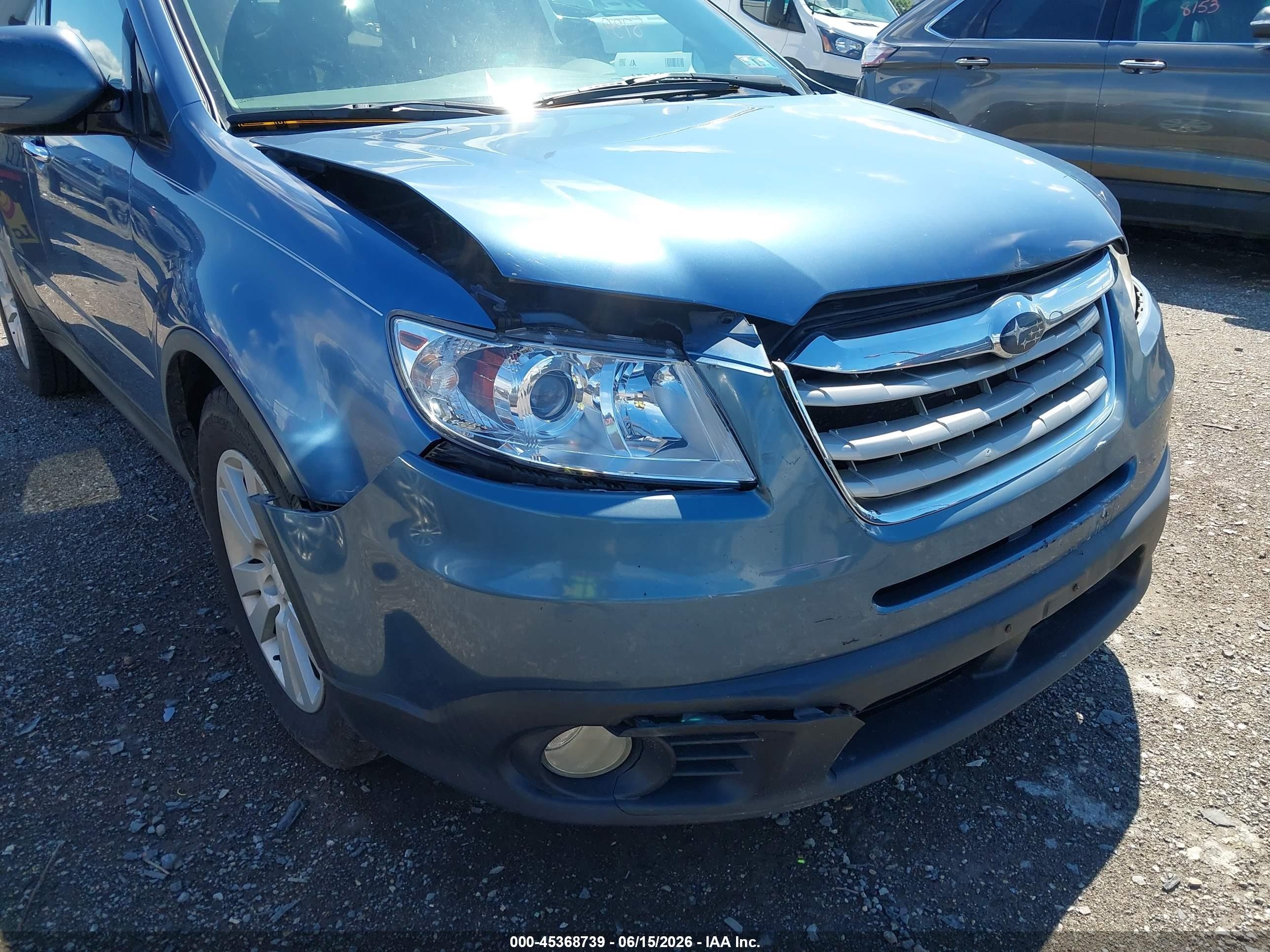 2008 Subaru Tribeca Base 5-passenger Синий vin: 4S4WX91D484403801