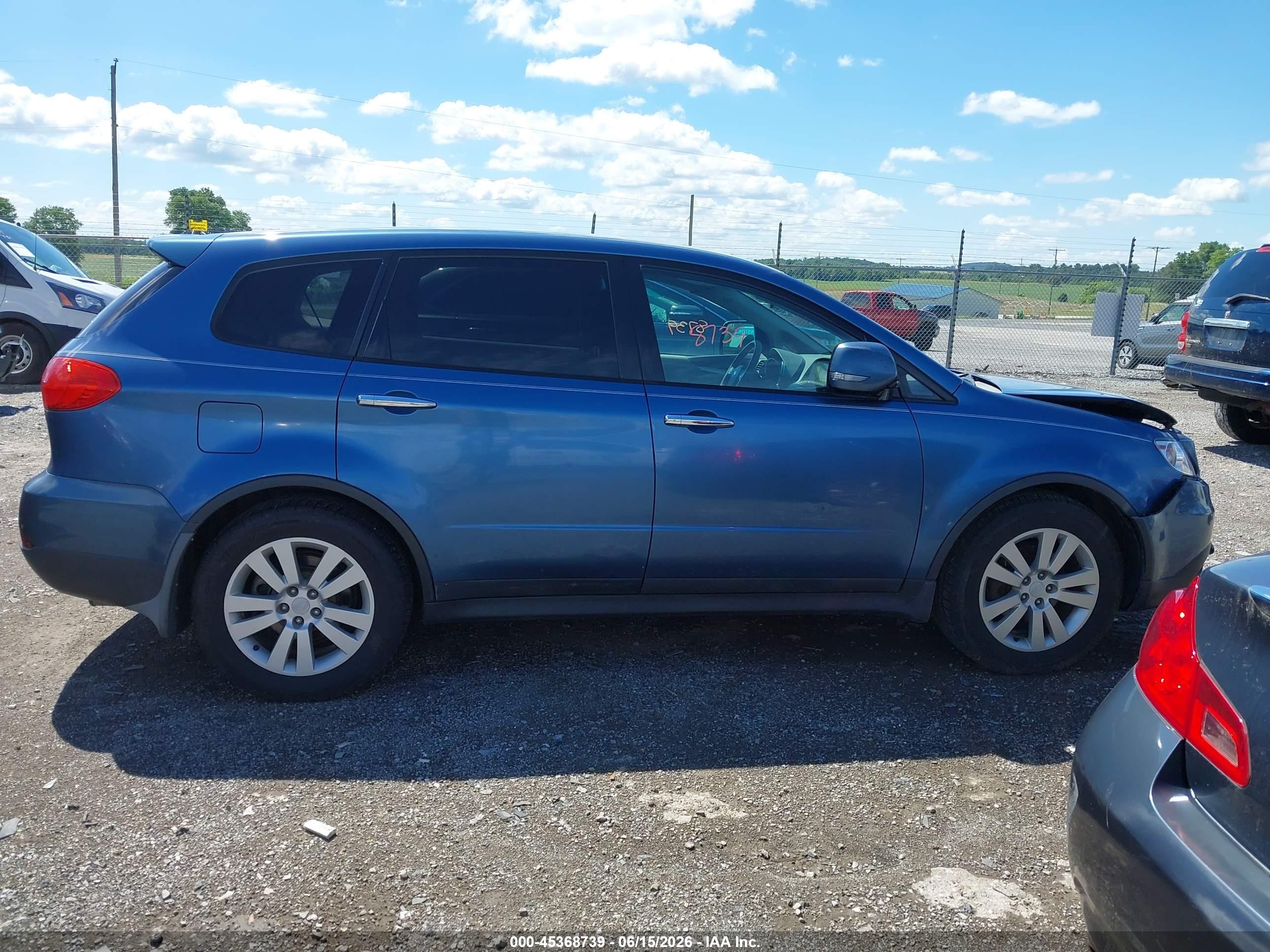 2008 Subaru Tribeca Base 5-passenger Синий vin: 4S4WX91D484403801