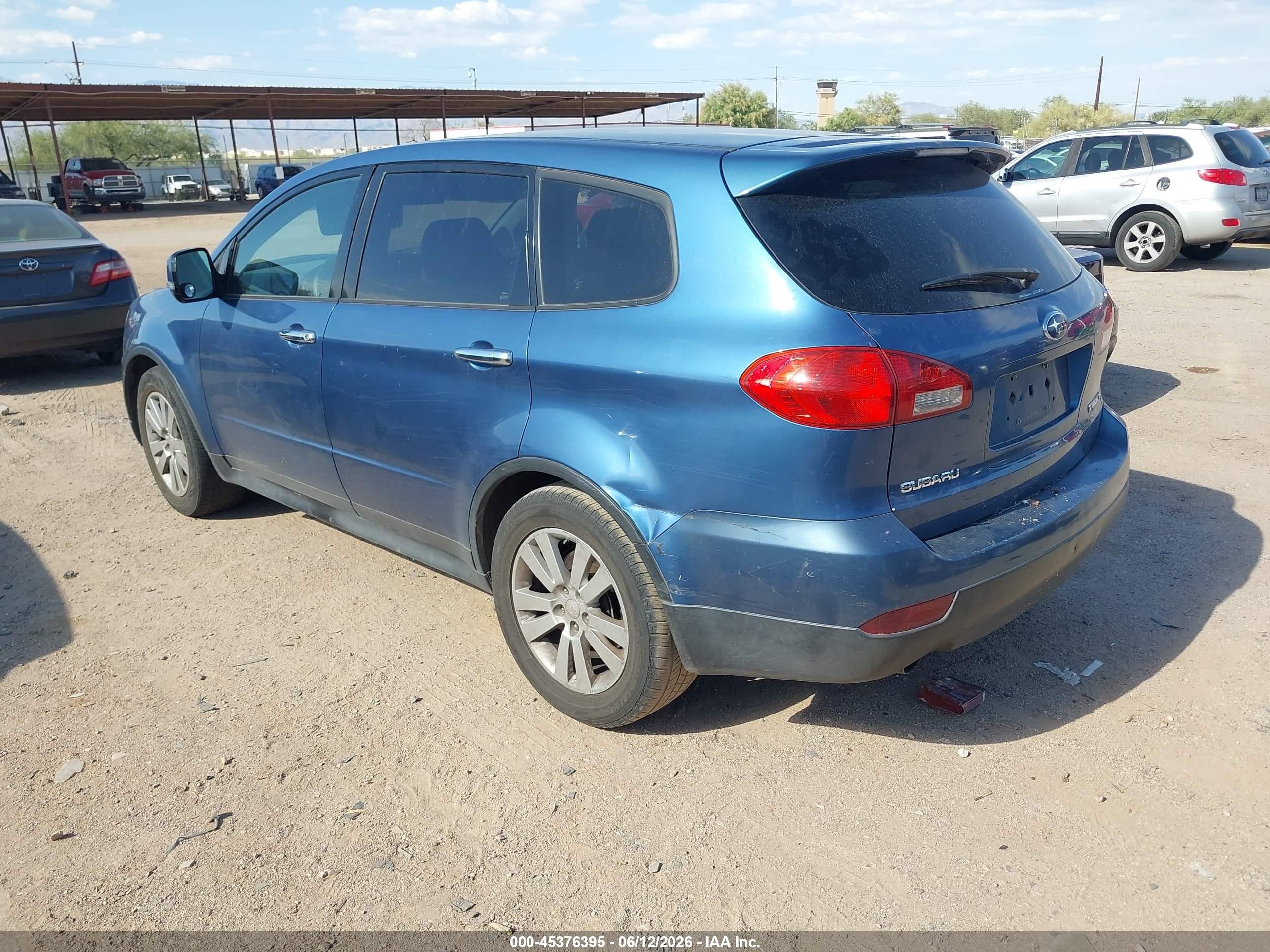 2008 Subaru Tribeca Base 5-passenger Blue vin: 4S4WX91D684405307