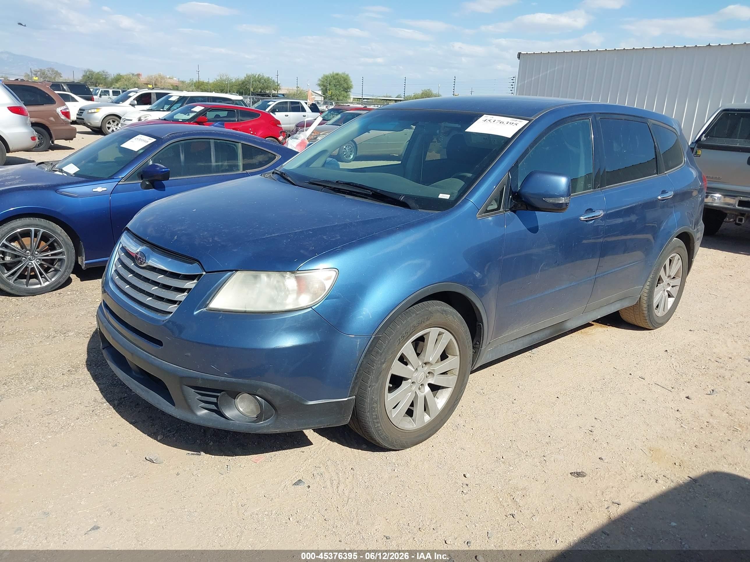 2008 Subaru Tribeca Base 5-passenger Blue vin: 4S4WX91D684405307