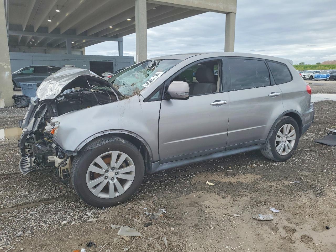 2008 Subaru Tribeca Gray vin: 4S4WX91D784413383