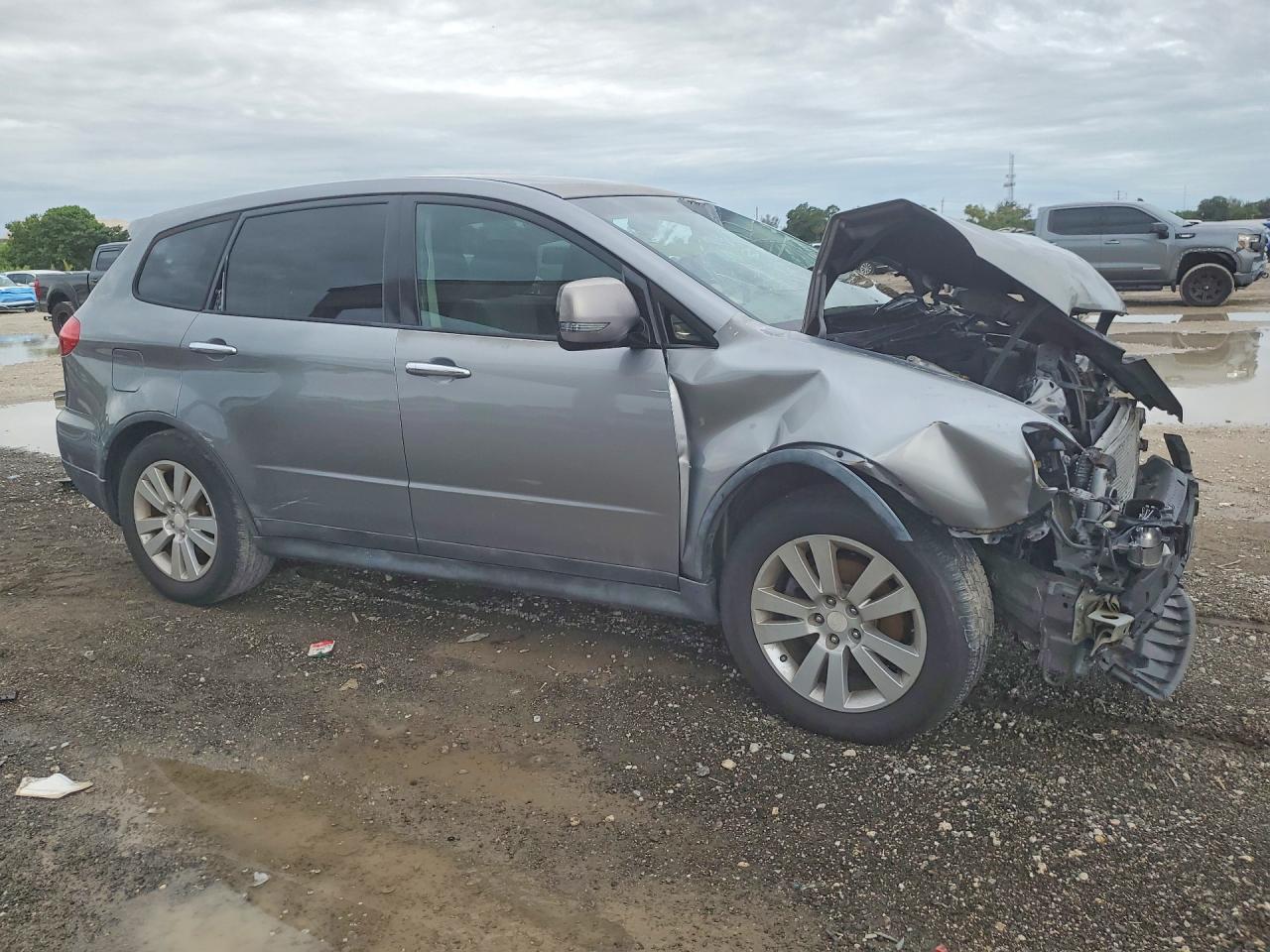 2008 Subaru Tribeca Gray vin: 4S4WX91D784413383