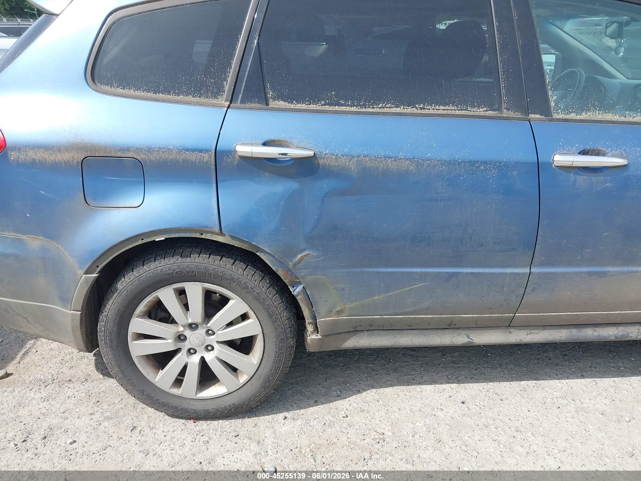 2008 Subaru Tribeca Base 5-passenger Синий vin: 4S4WX91D884404076