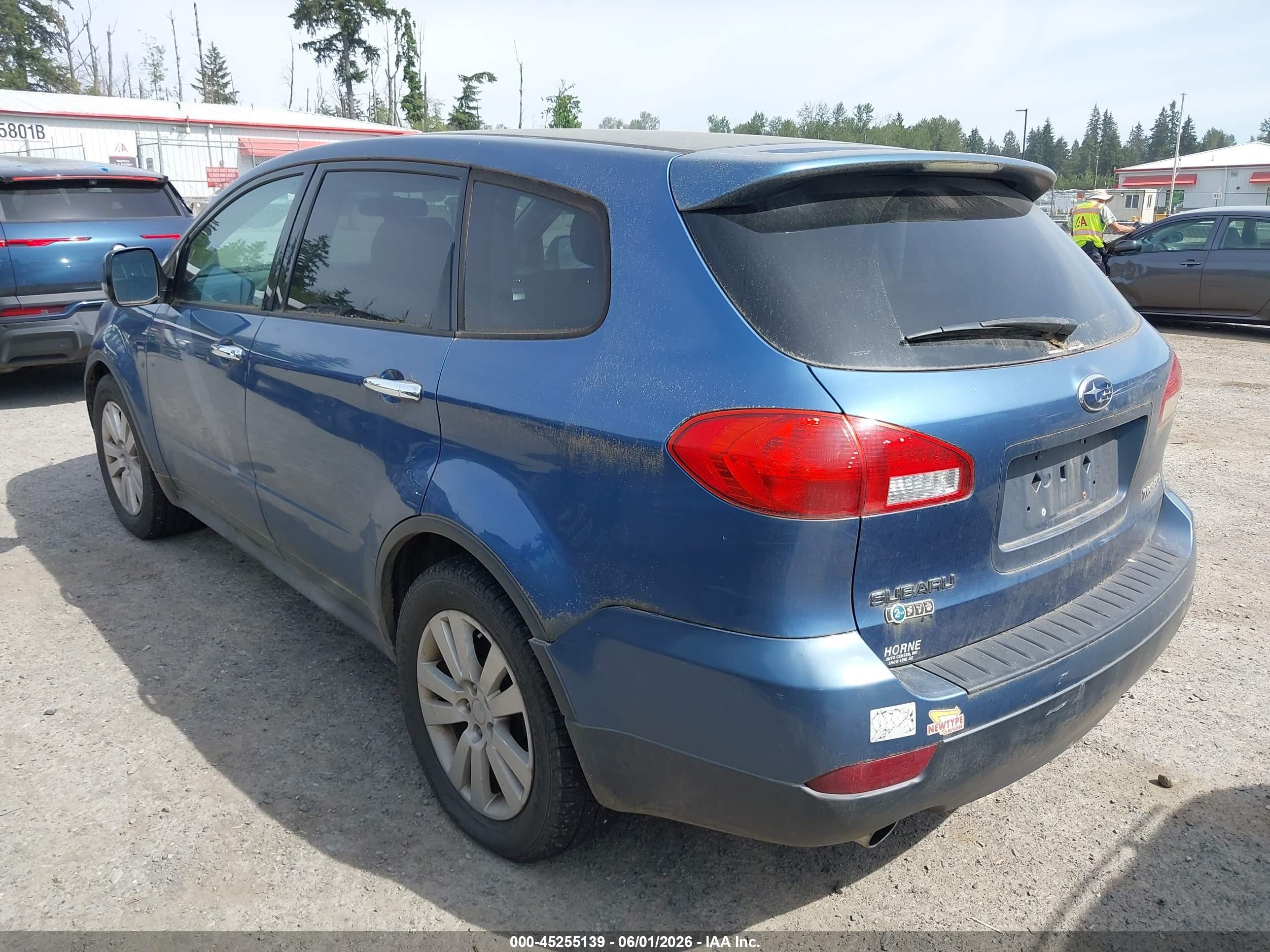 2008 Subaru Tribeca Base 5-passenger Синий vin: 4S4WX91D884404076