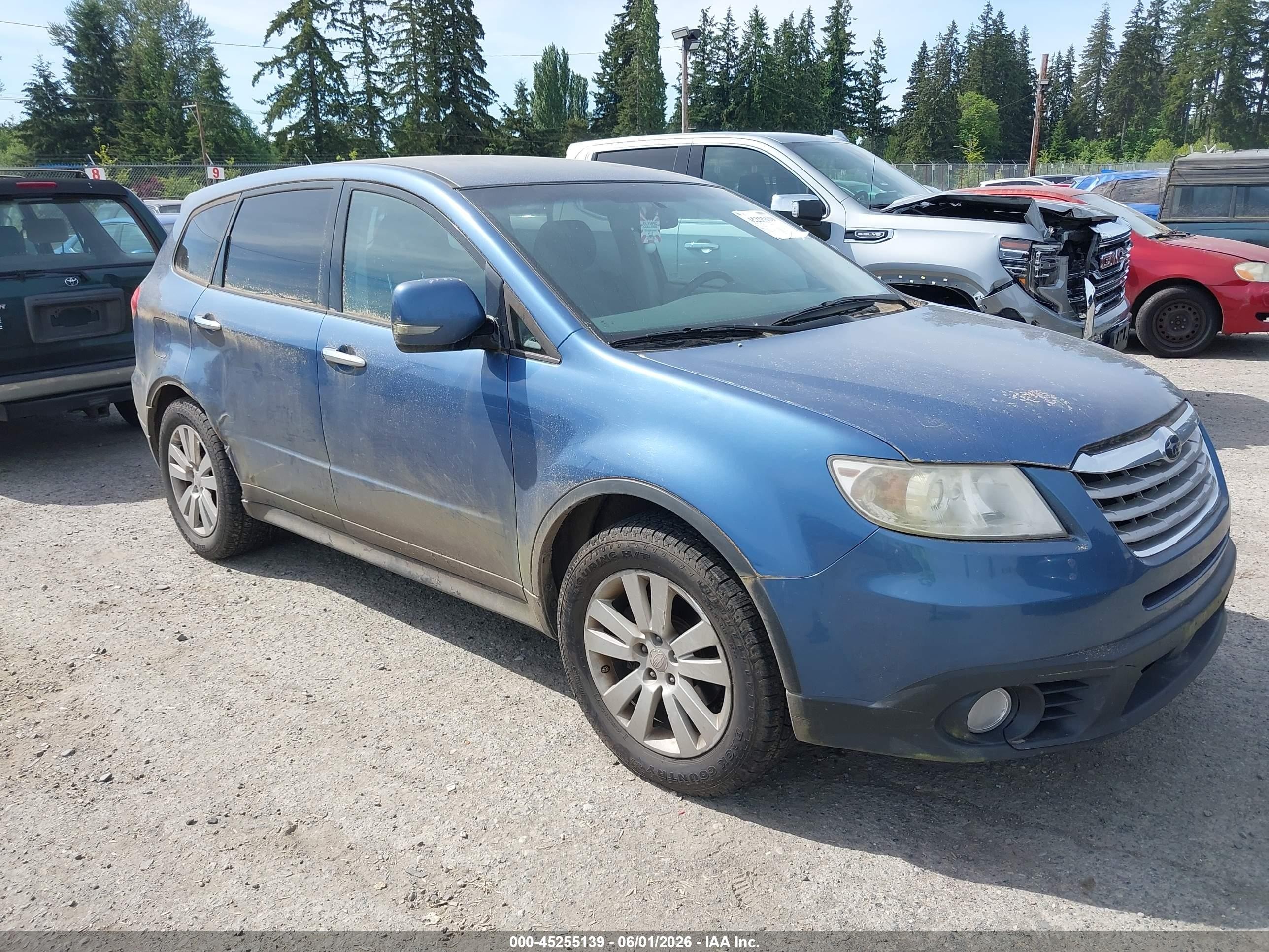 2008 Subaru Tribeca Base 5-passenger Синий vin: 4S4WX91D884404076