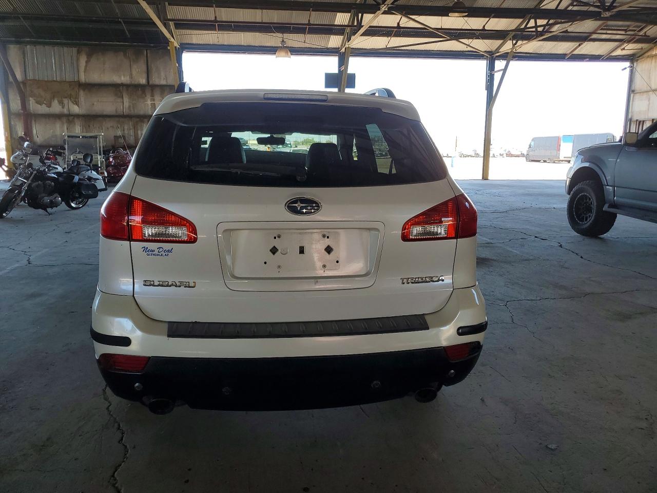 2008 Subaru Tribeca Limited White vin: 4S4WX92D084420156
