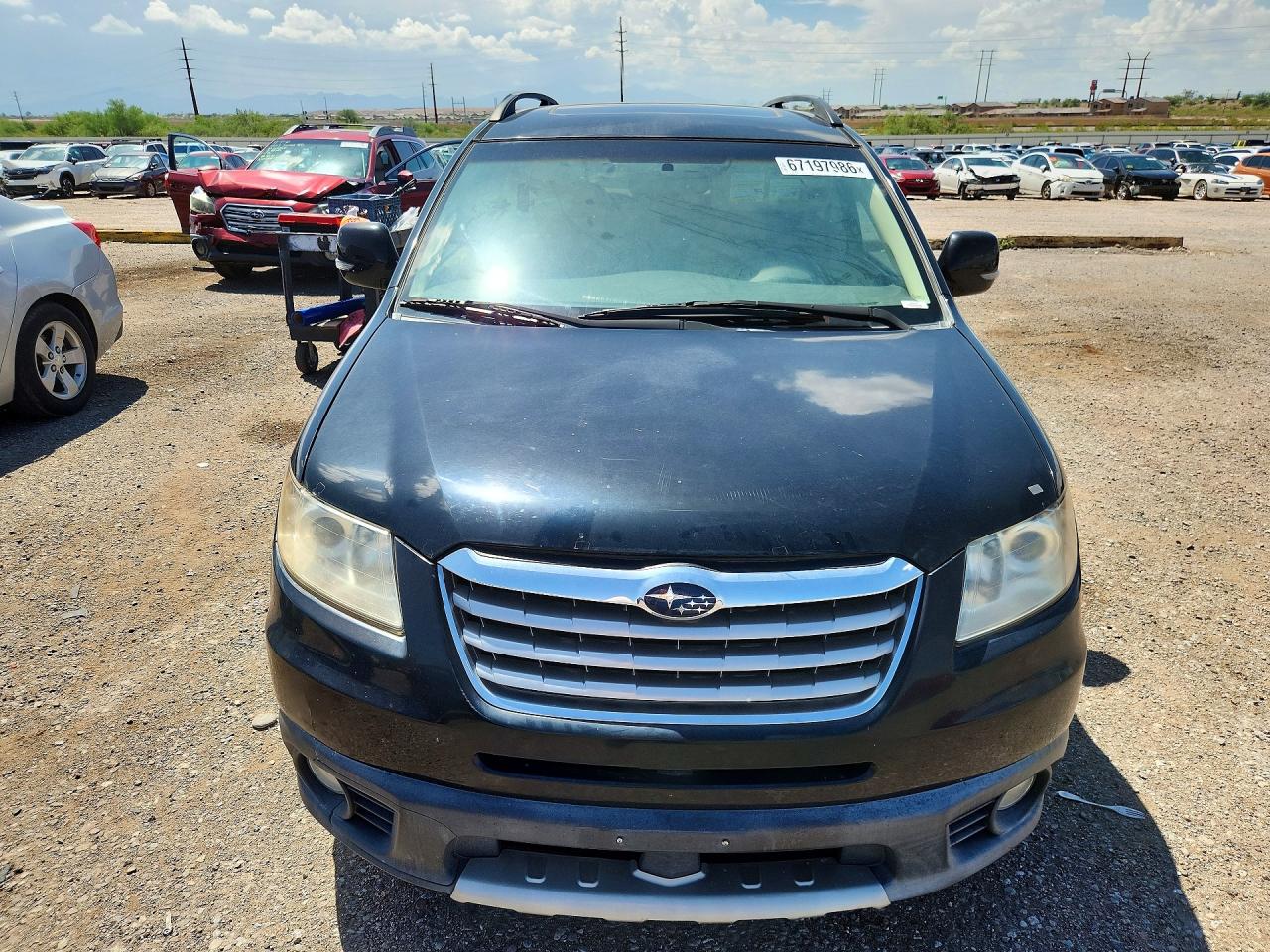 2009 Subaru Tribeca Limited Black vin: 4S4WX92D094405660