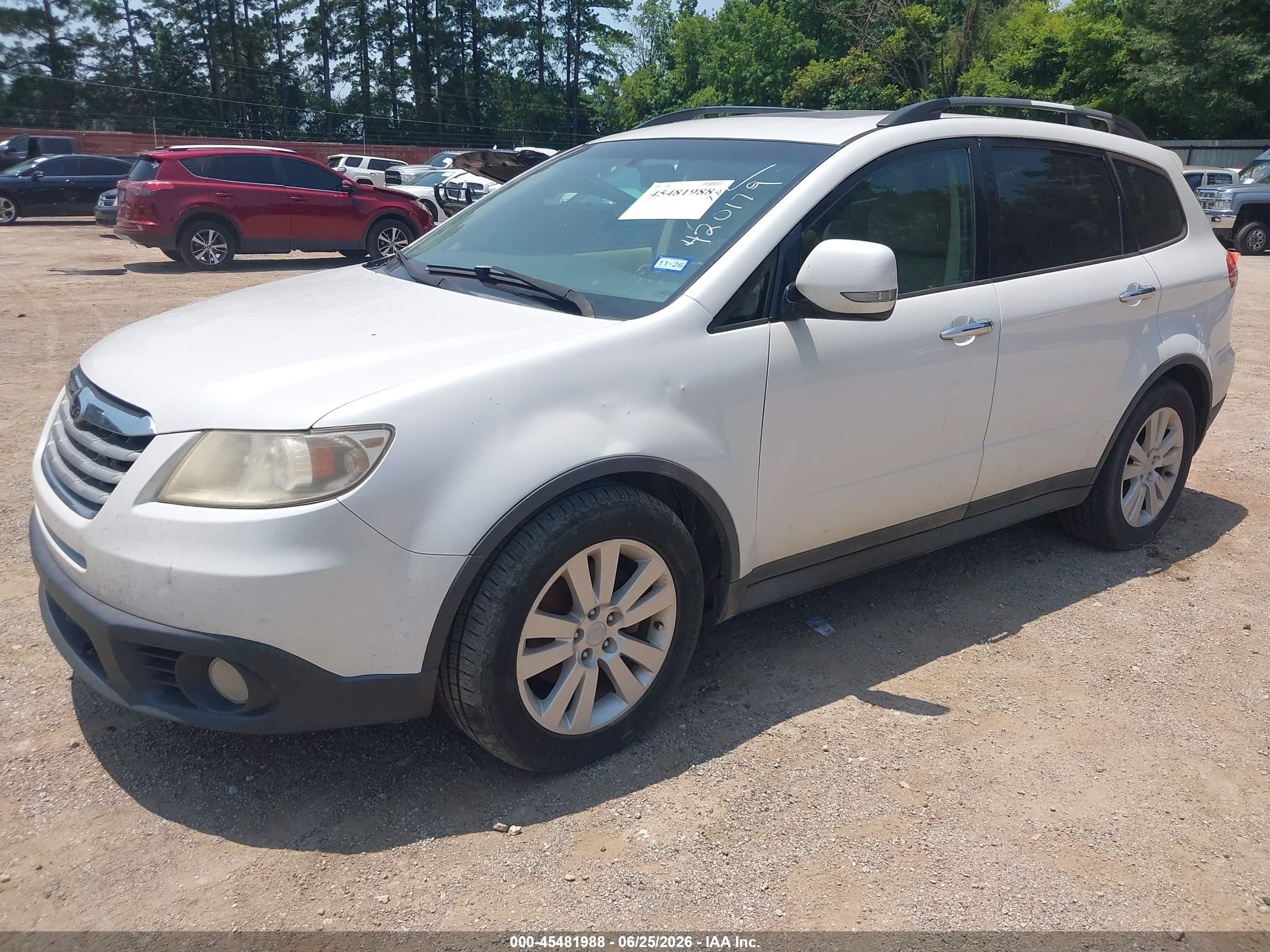 2008 Subaru Tribeca Limited 5-passenger White vin: 4S4WX92D184420179