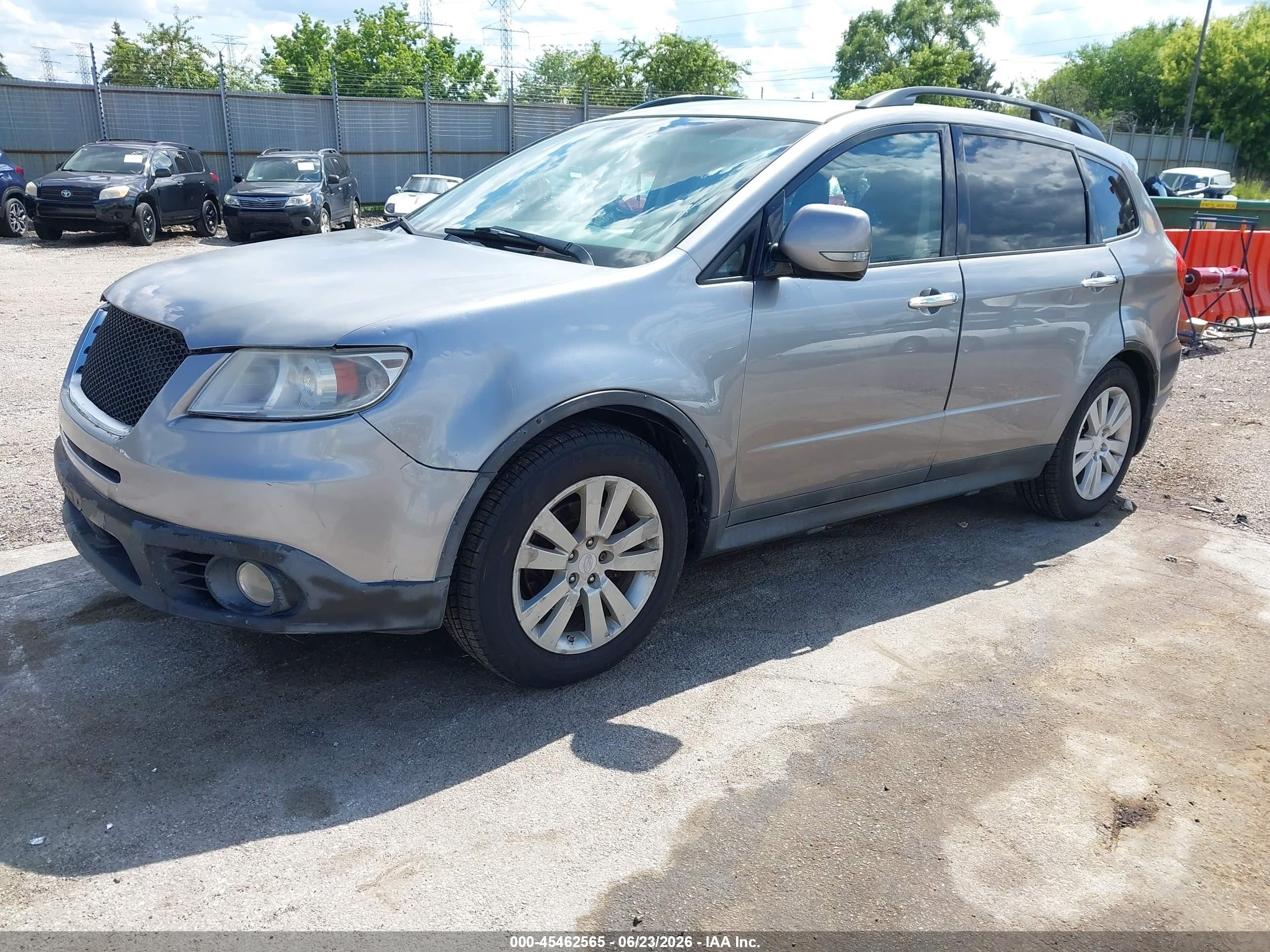 2008 Subaru Tribeca Limited 5-passenger Gray vin: 4S4WX92D284401382