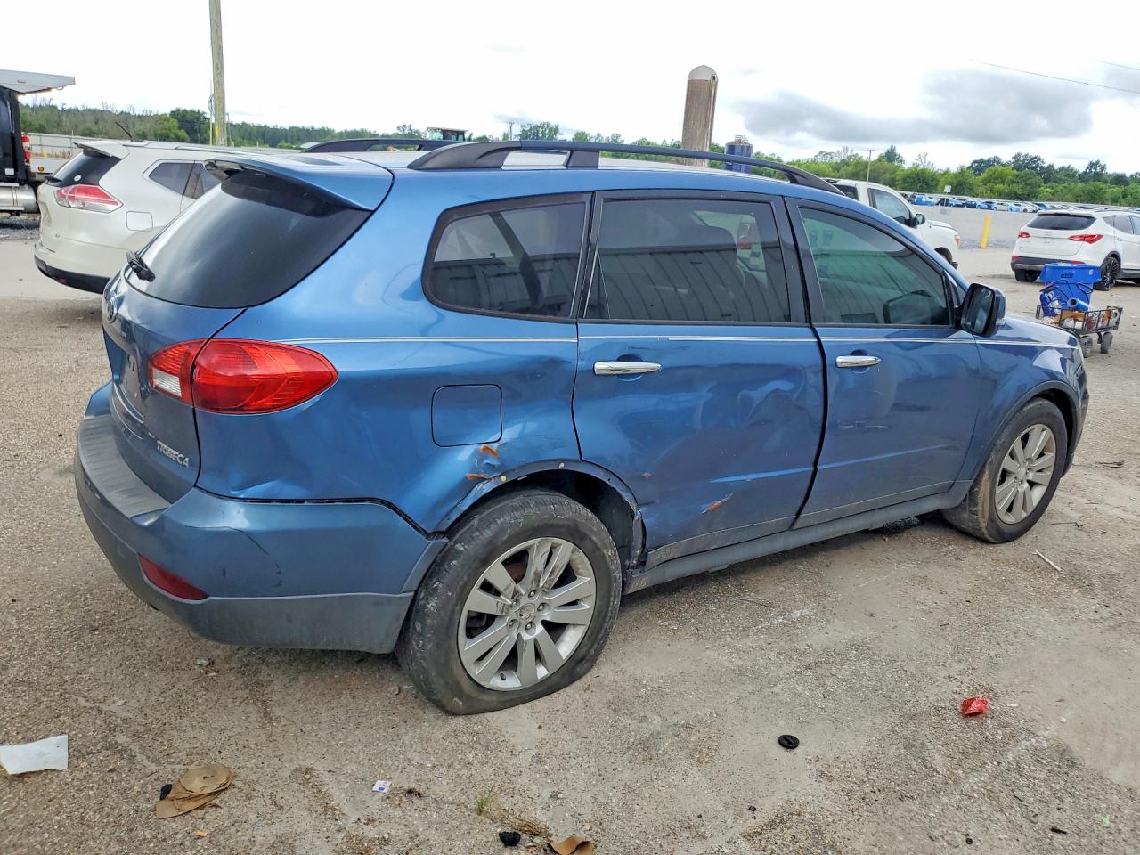 2008 Subaru Tribeca Limited Синий vin: 4S4WX92D484412674