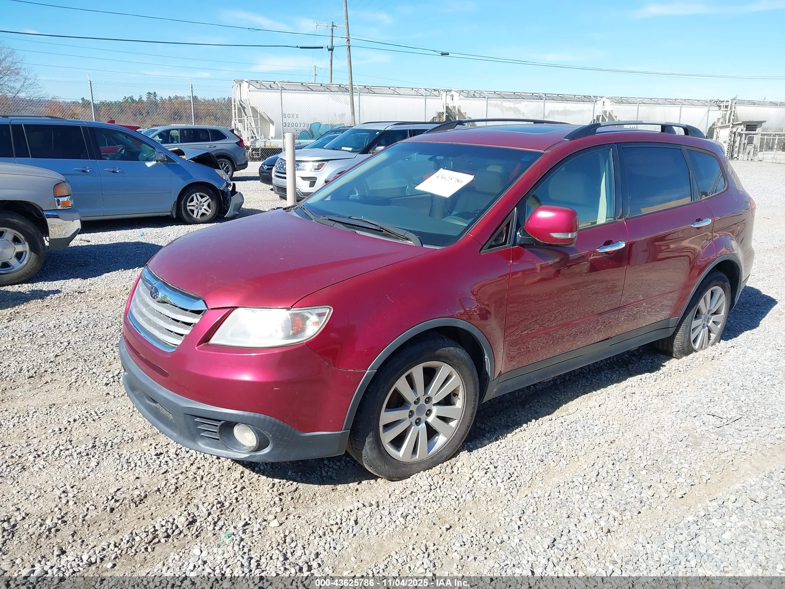 2009 Subaru Tribeca   Red vin: 4S4WX92D594402091