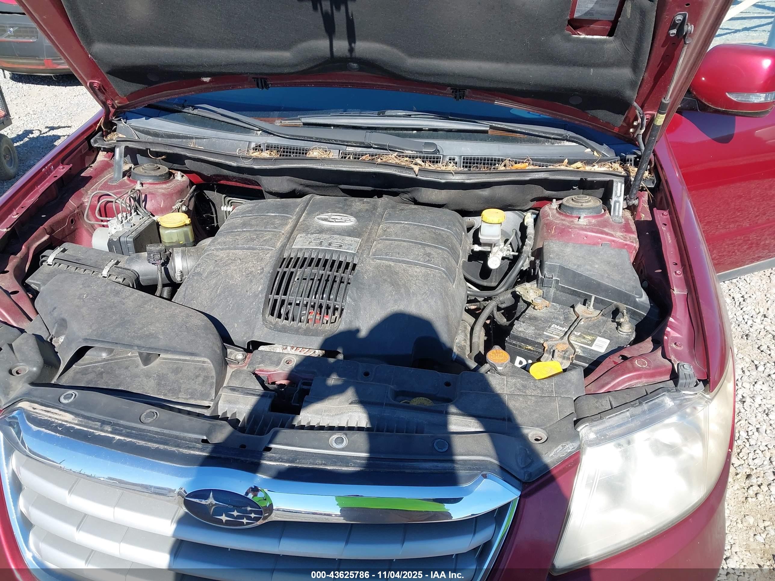 2009 Subaru Tribeca   Red vin: 4S4WX92D594402091