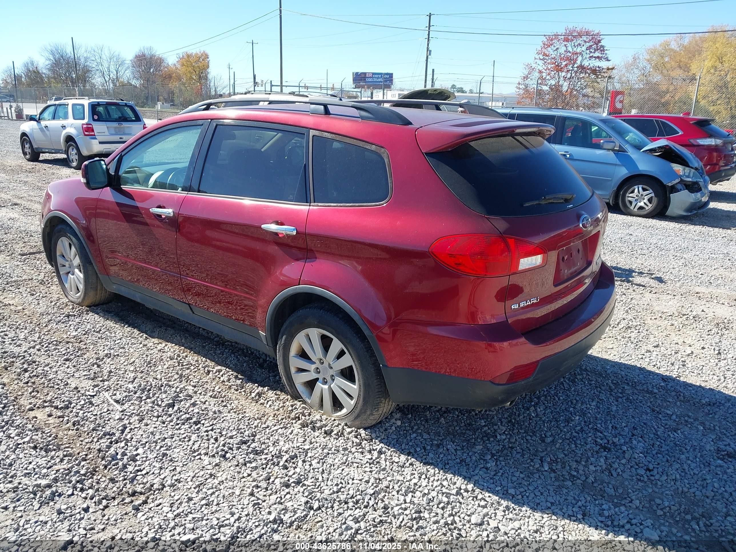 2009 Subaru Tribeca   Red vin: 4S4WX92D594402091