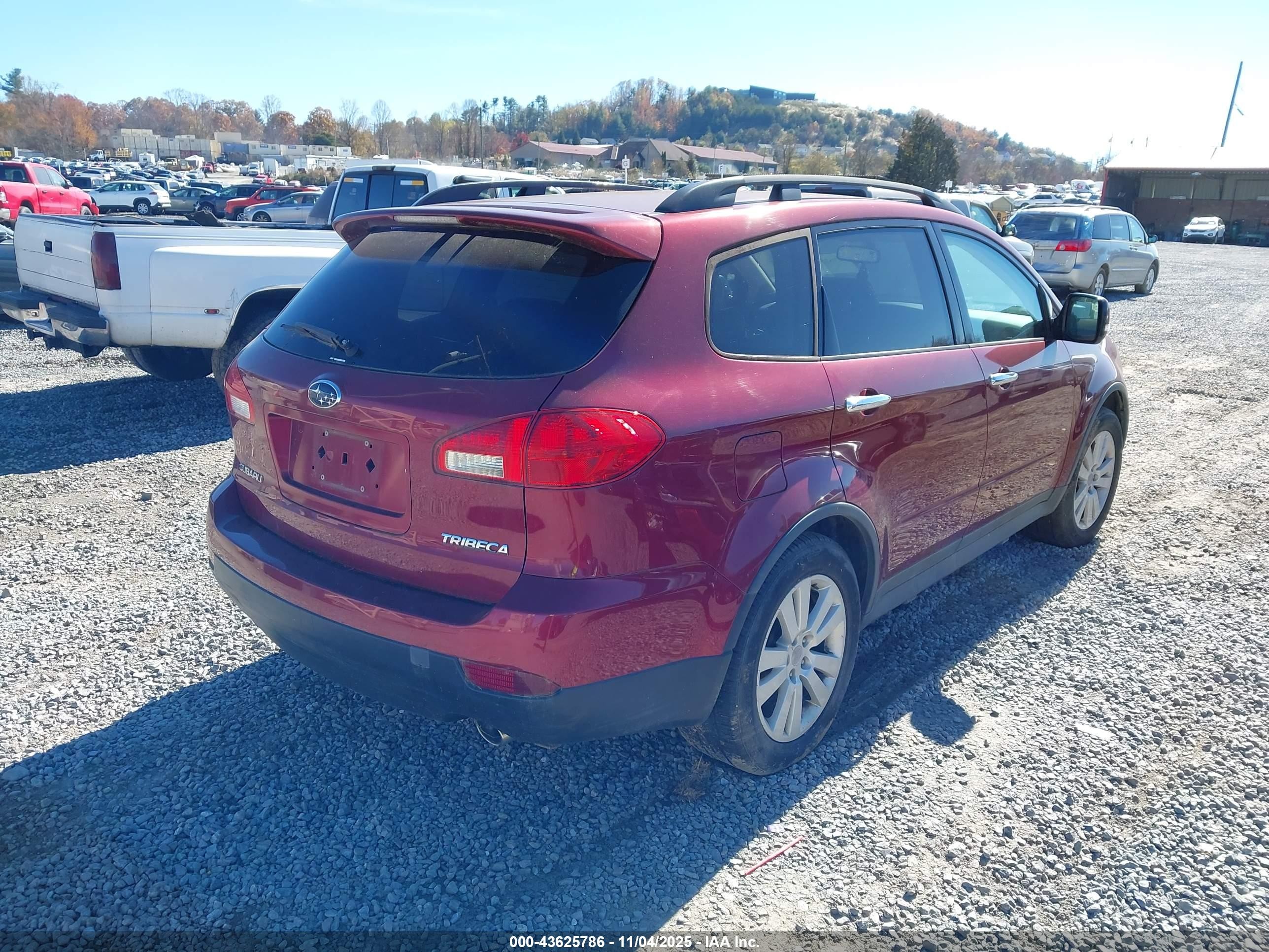 2009 Subaru Tribeca   Red vin: 4S4WX92D594402091