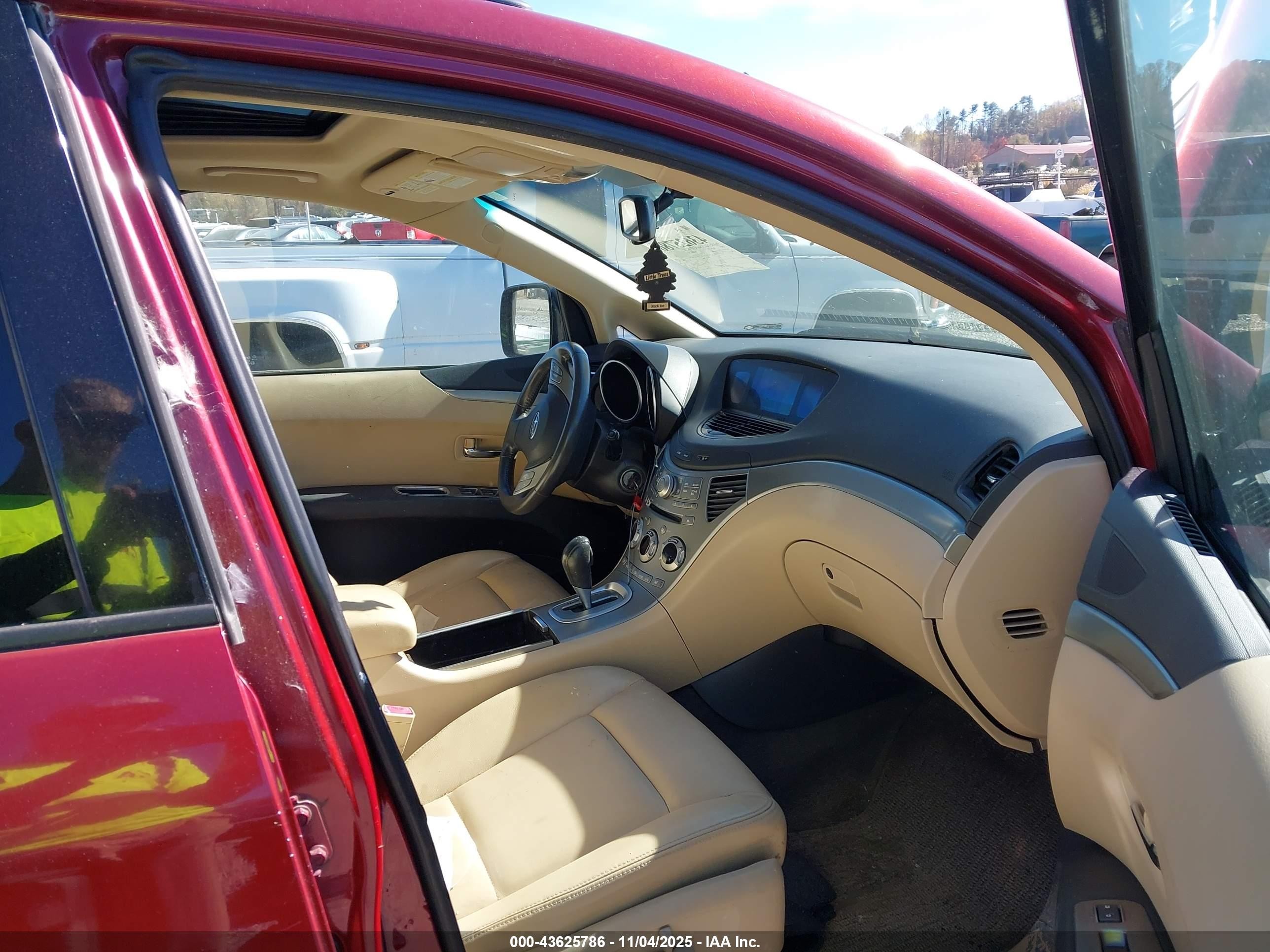 2009 Subaru Tribeca   Red vin: 4S4WX92D594402091