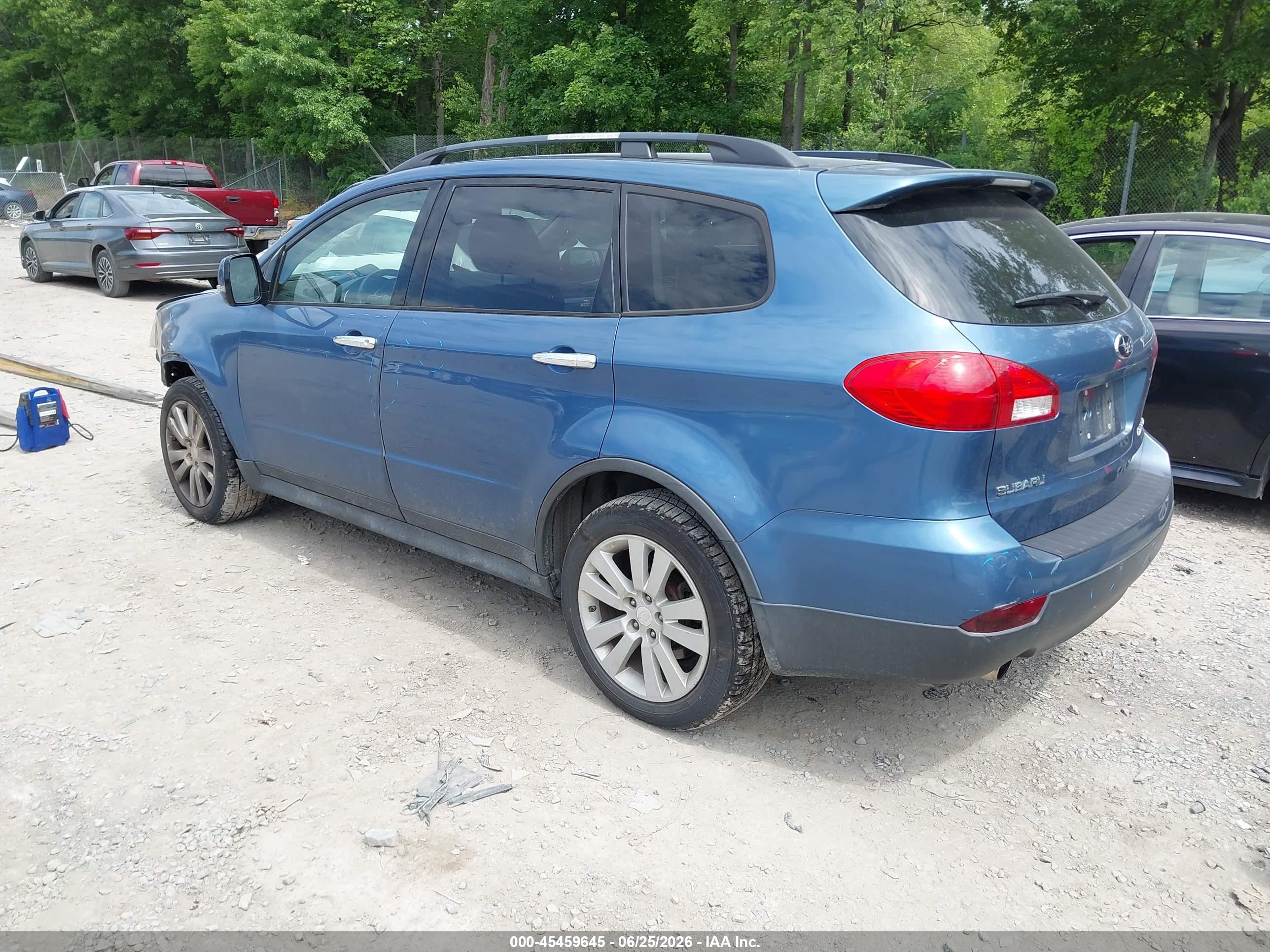 2008 Subaru Tribeca Limited 5-passenger Синий vin: 4S4WX92D684407220