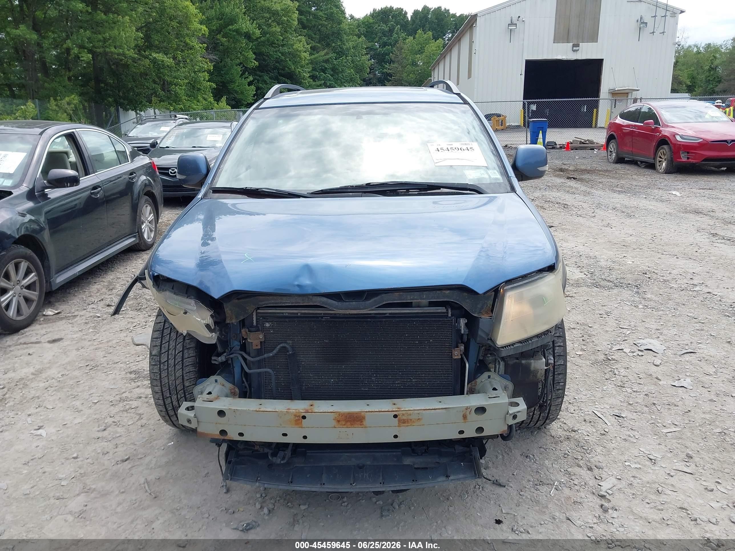2008 Subaru Tribeca Limited 5-passenger Синий vin: 4S4WX92D684407220