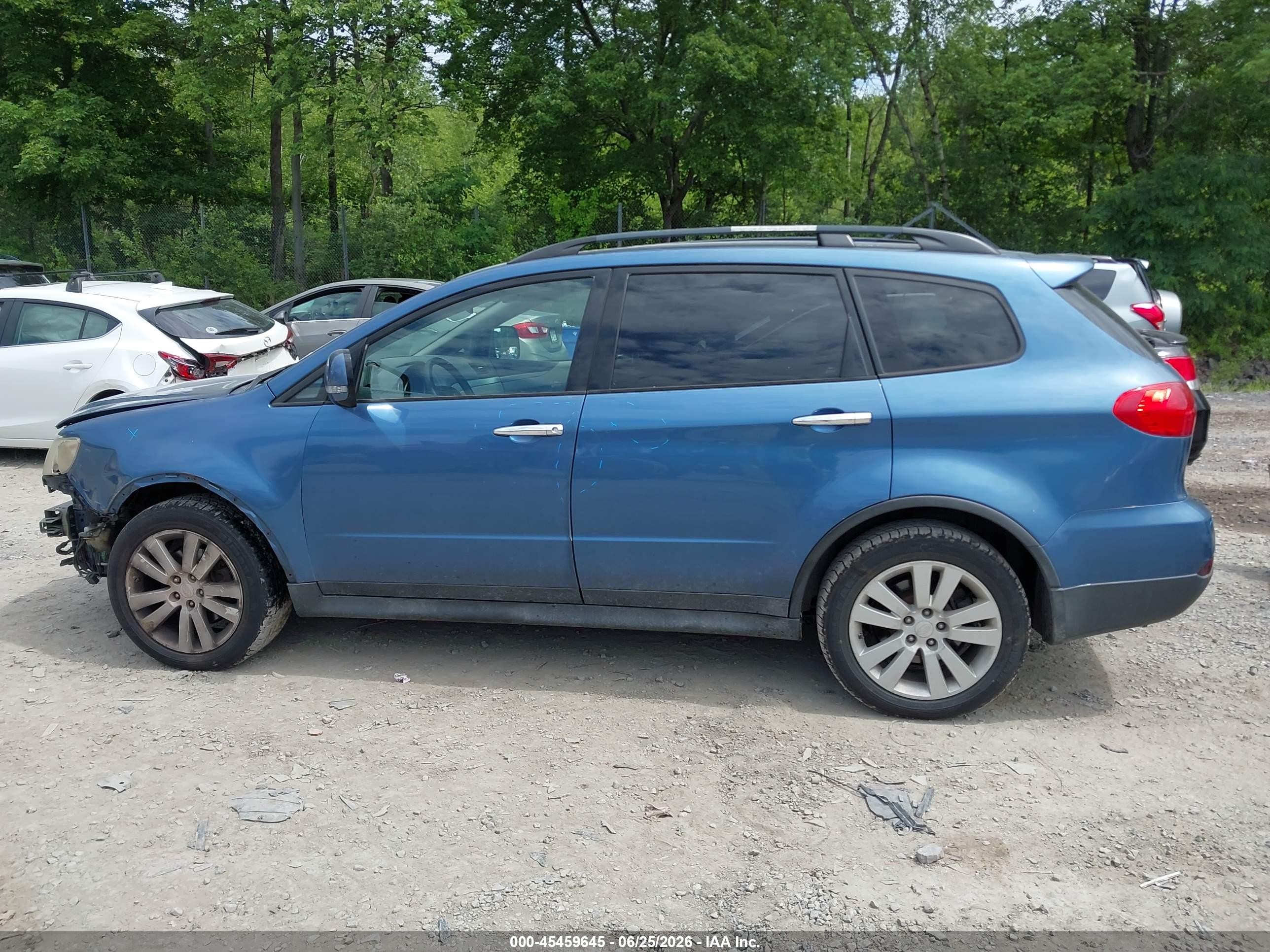 2008 Subaru Tribeca Limited 5-passenger Синий vin: 4S4WX92D684407220