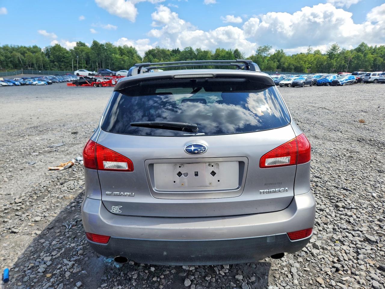 2008 Subaru Tribeca Limited Silver vin: 4S4WX92D784408649