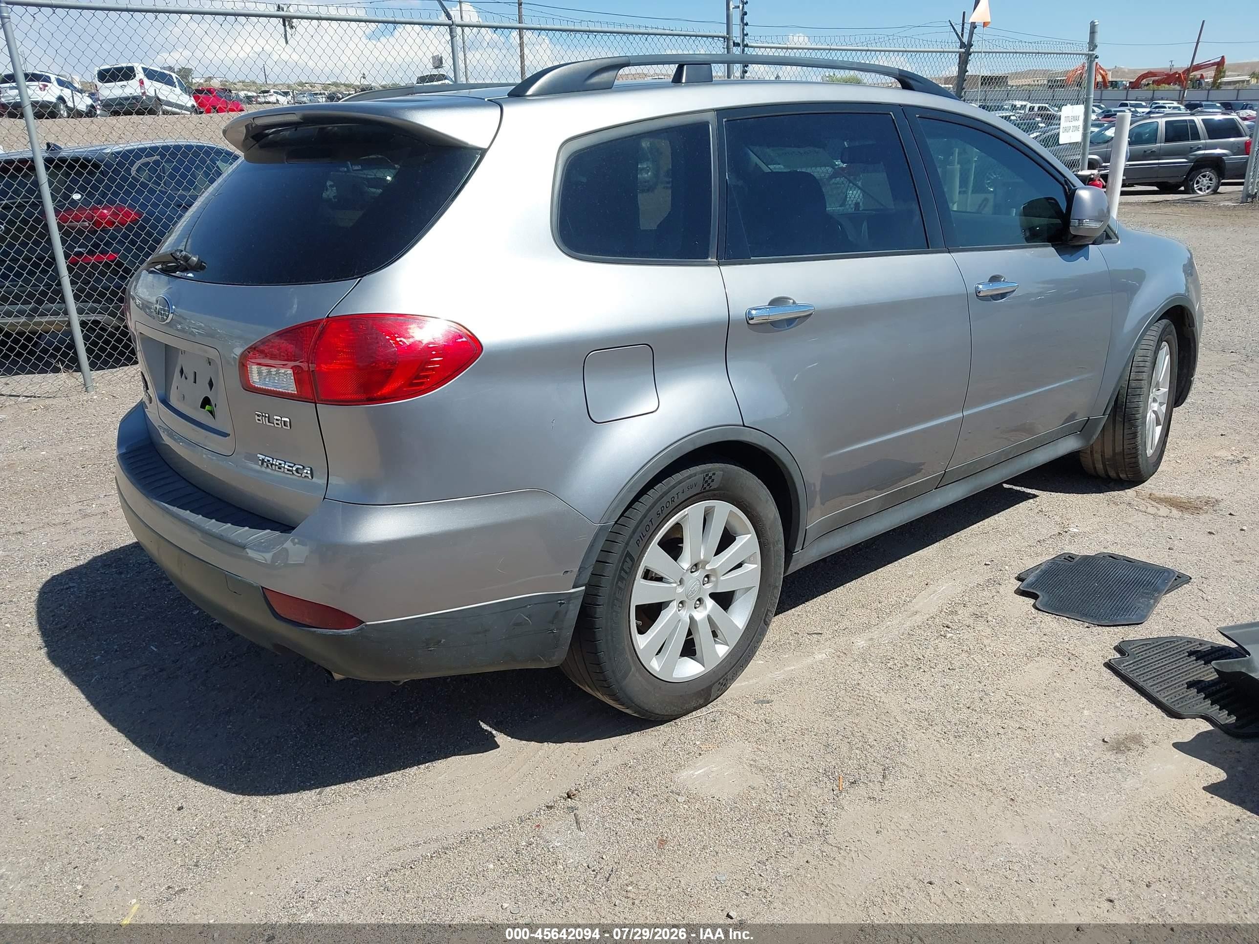 2008 Subaru Tribeca Limited 5-passenger Silver vin: 4S4WX92D984409947