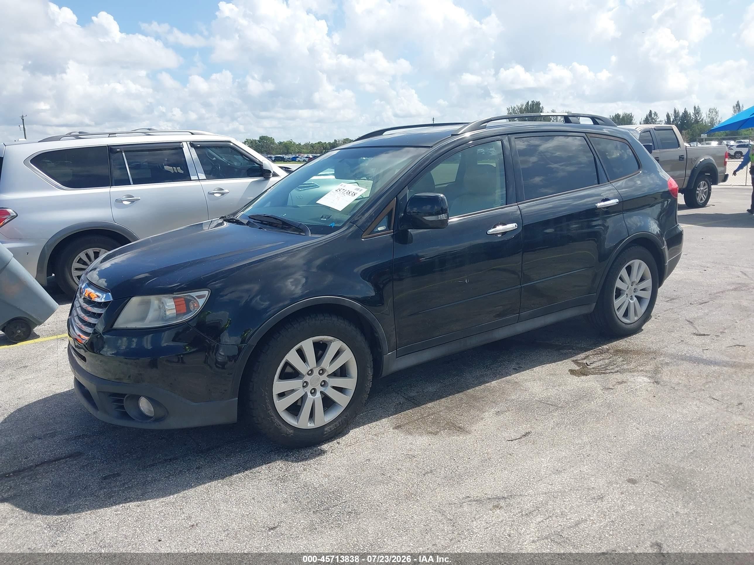 2008 Subaru Tribeca Limited 5-passenger Black vin: 4S4WX92DX84411920