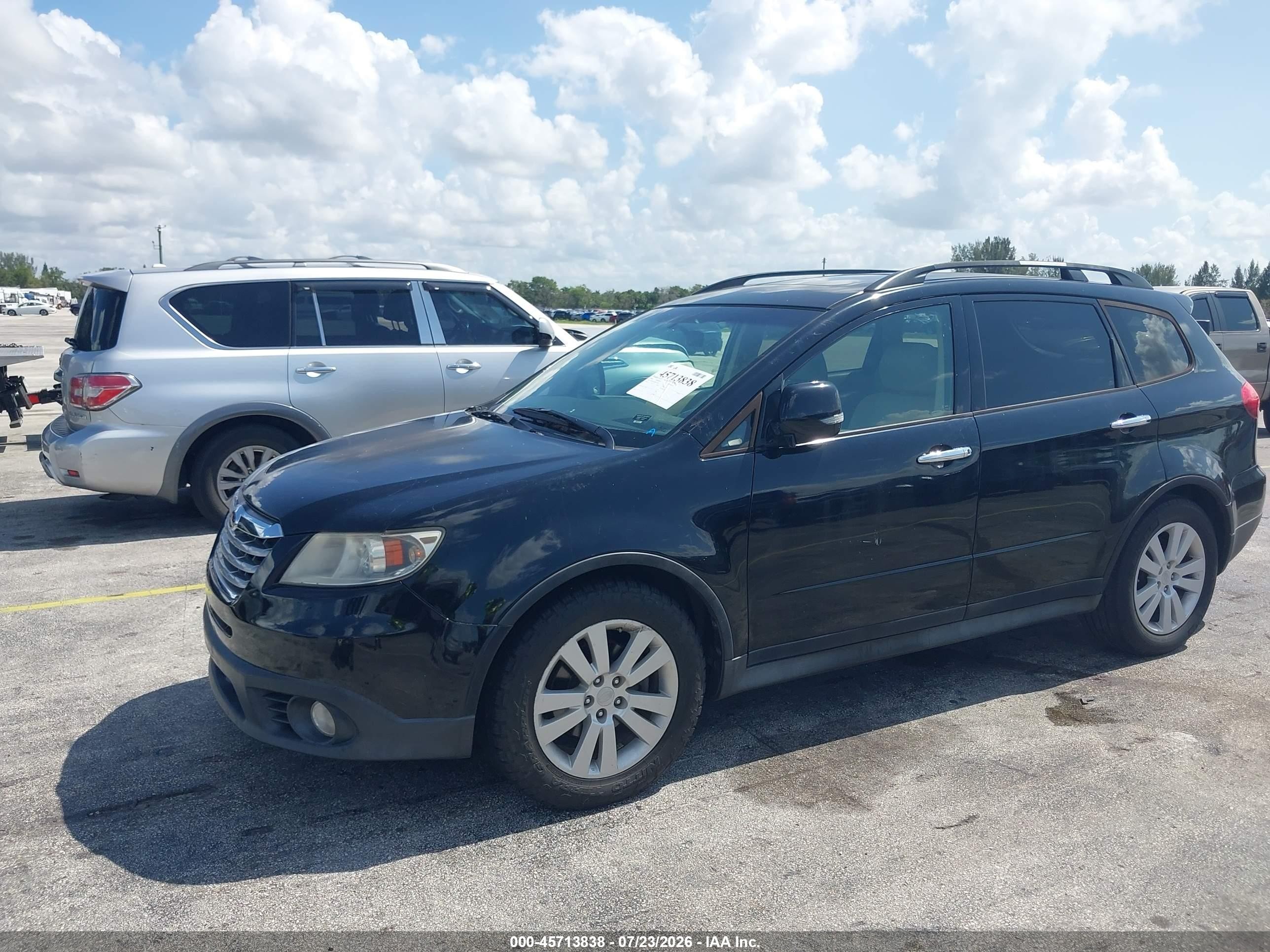 2008 Subaru Tribeca Limited 5-passenger Black vin: 4S4WX92DX84411920