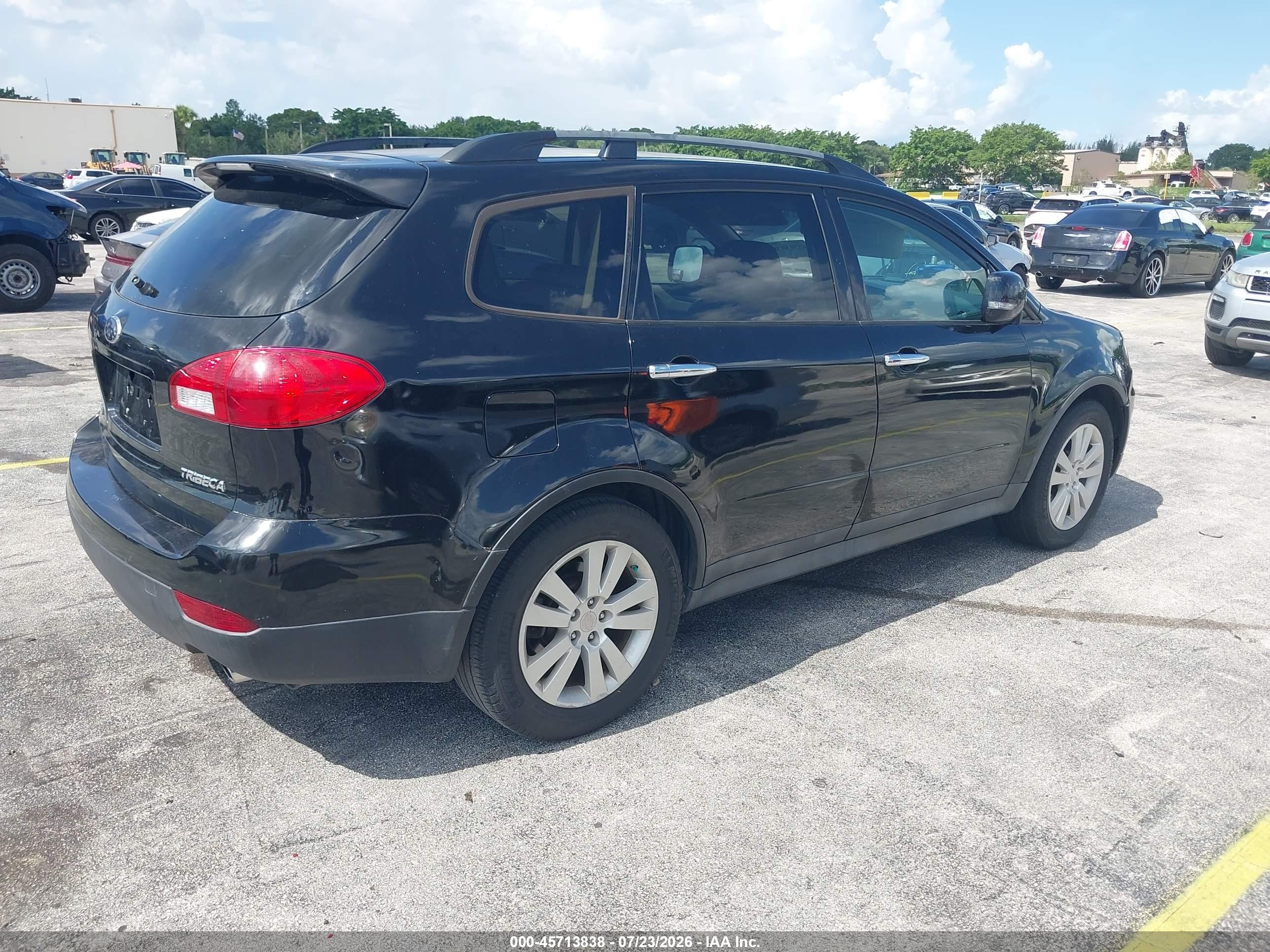2008 Subaru Tribeca Limited 5-passenger Black vin: 4S4WX92DX84411920