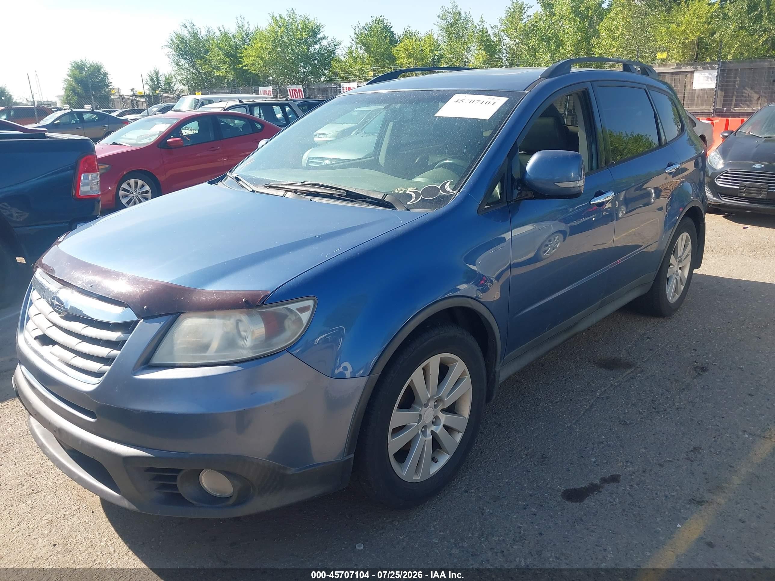 2008 Subaru Tribeca Limited 5-passenger Blue vin: 4S4WX93D184418043