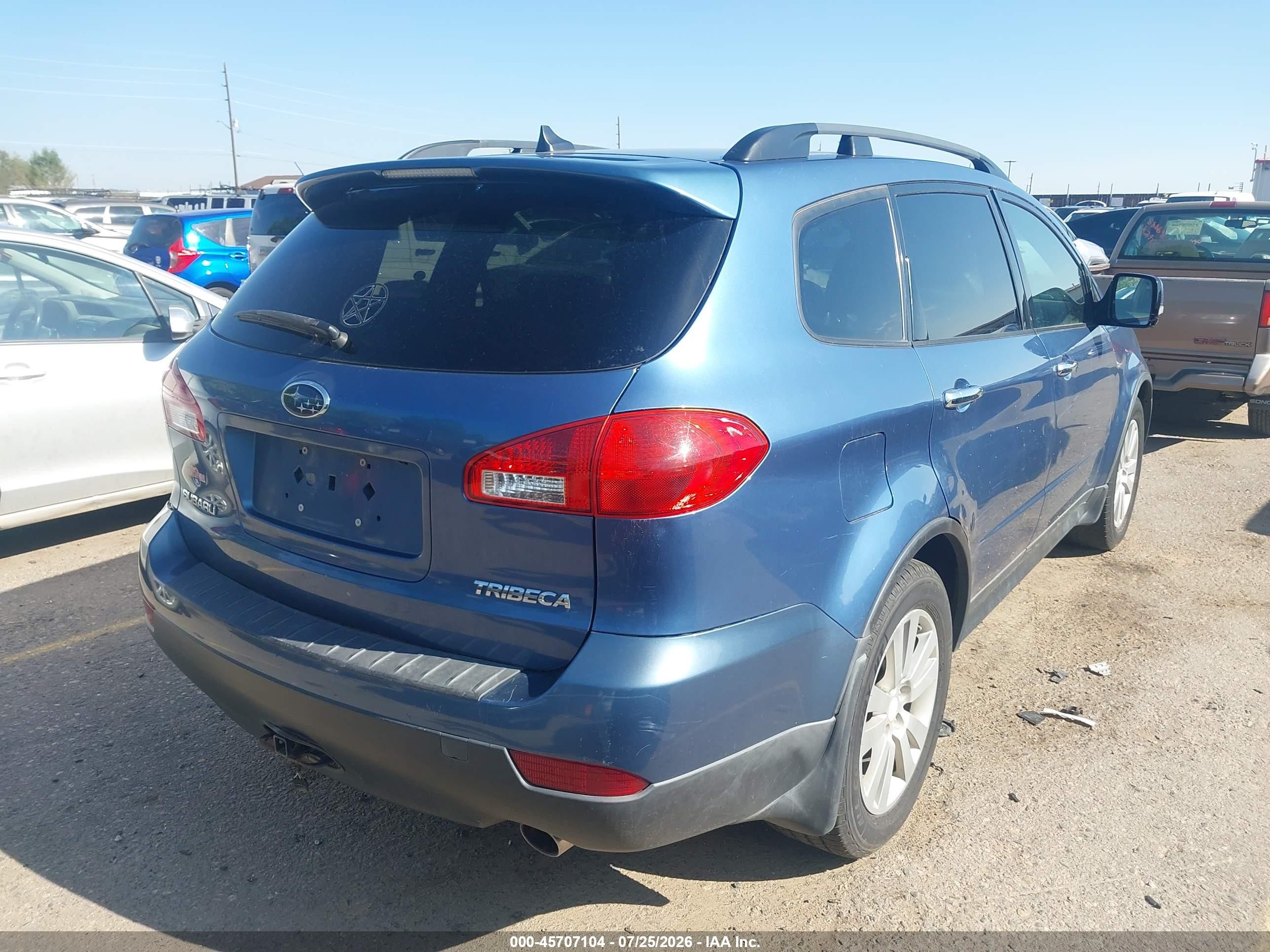 2008 Subaru Tribeca Limited 5-passenger Blue vin: 4S4WX93D184418043