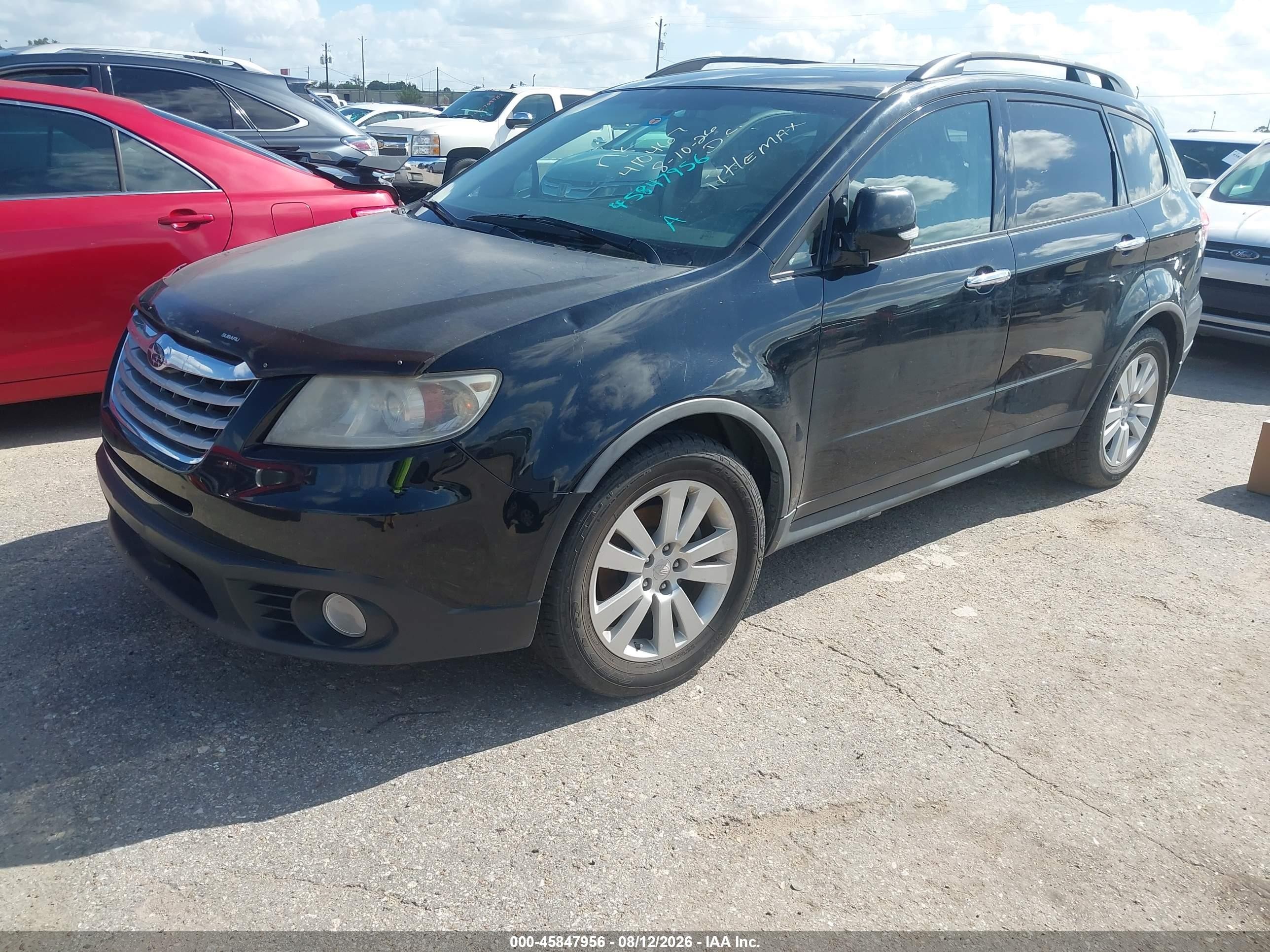 2008 Subaru Tribeca Limited 5-passenger Black vin: 4S4WX93D284410467