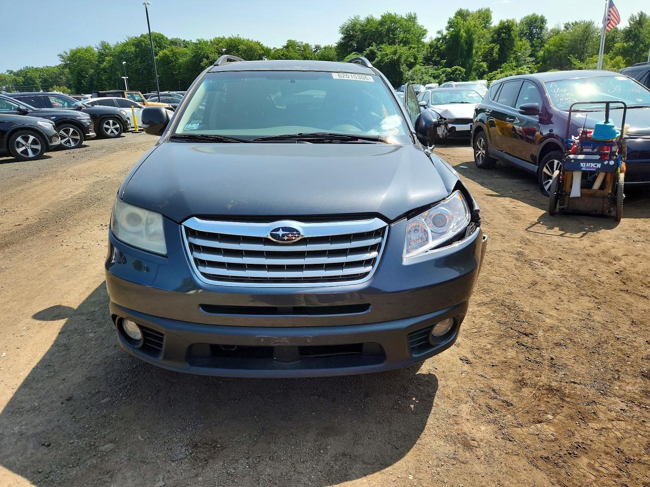 2008 Subaru Tribeca Limited Gray vin: 4S4WX93D484405982