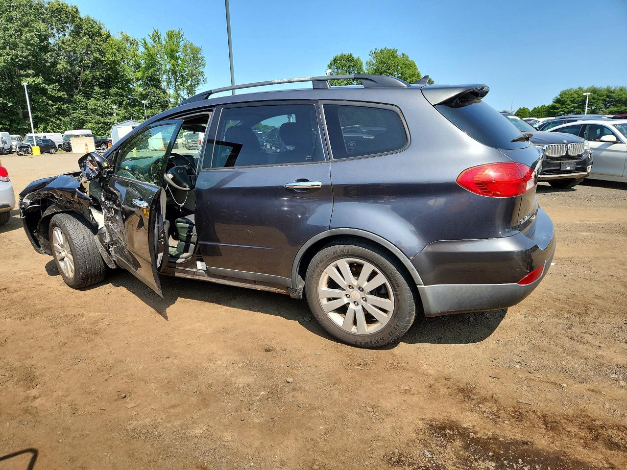 2008 Subaru Tribeca Limited Gray vin: 4S4WX93D484405982
