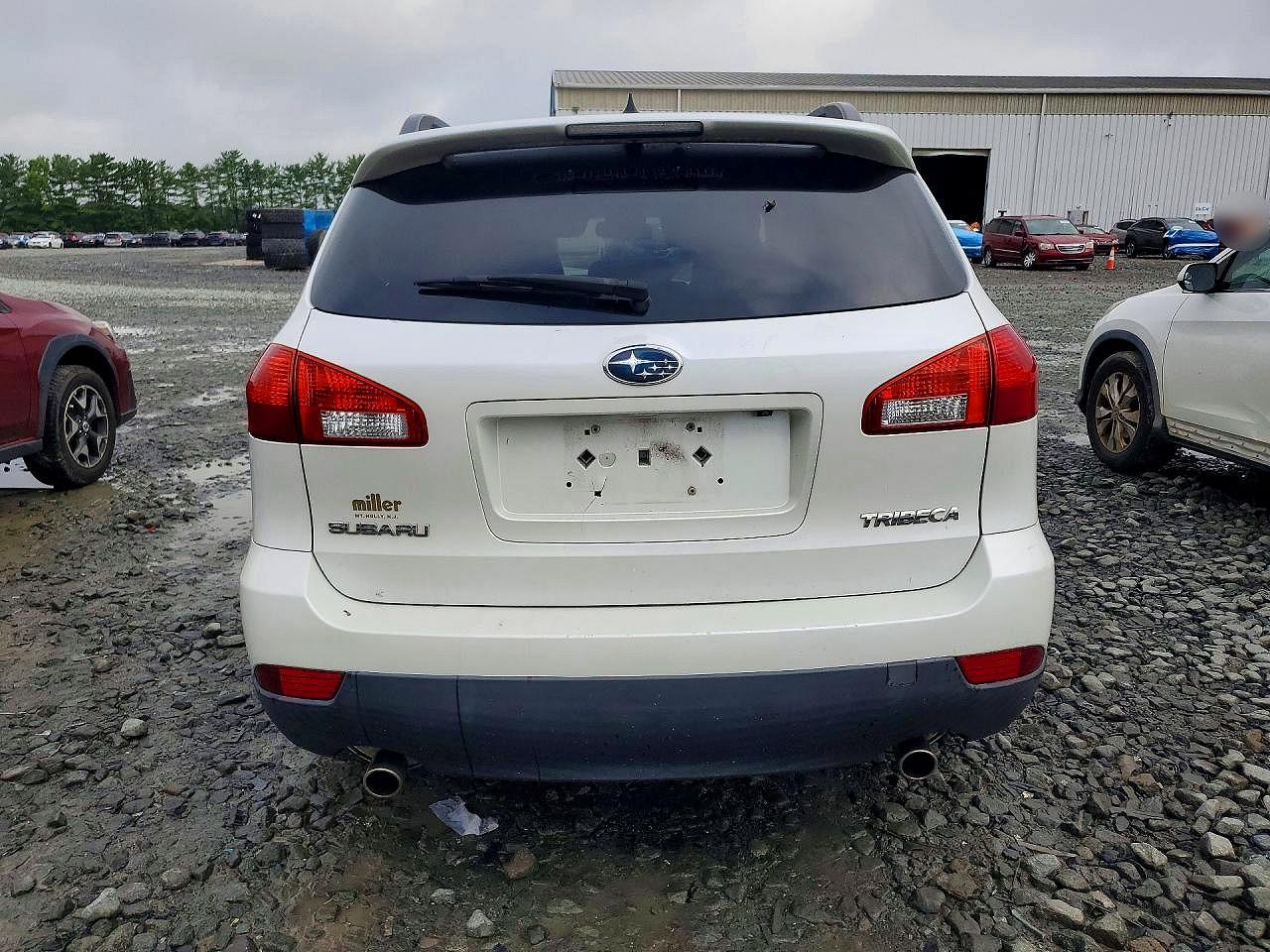 2008 Subaru Tribeca Limited White vin: 4S4WX93DX84419580
