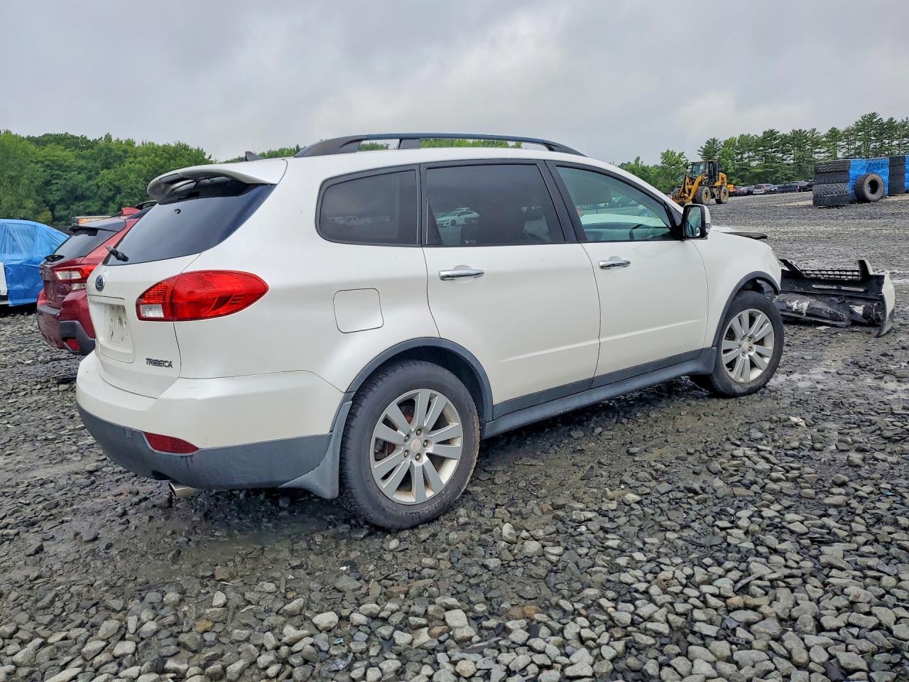 2008 Subaru Tribeca Limited White vin: 4S4WX93DX84419580