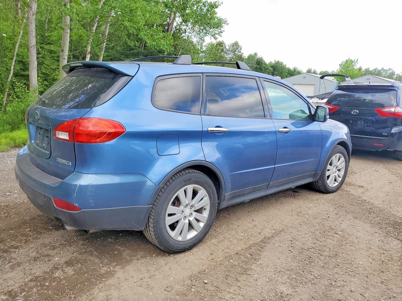 2008 Subaru Tribeca Синий vin: 4S4WX96D784404823
