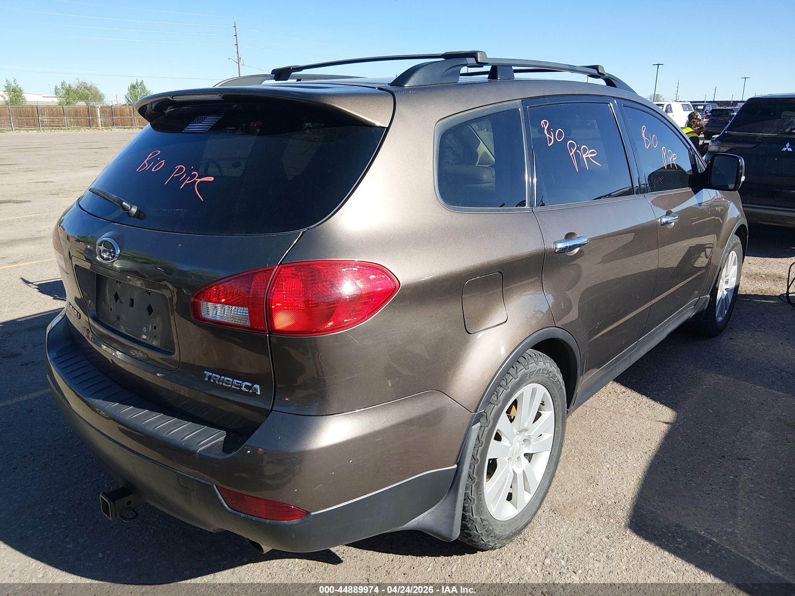 2008 Subaru Tribeca Limited 7-passenger Brown vin: 4S4WX97D084408355