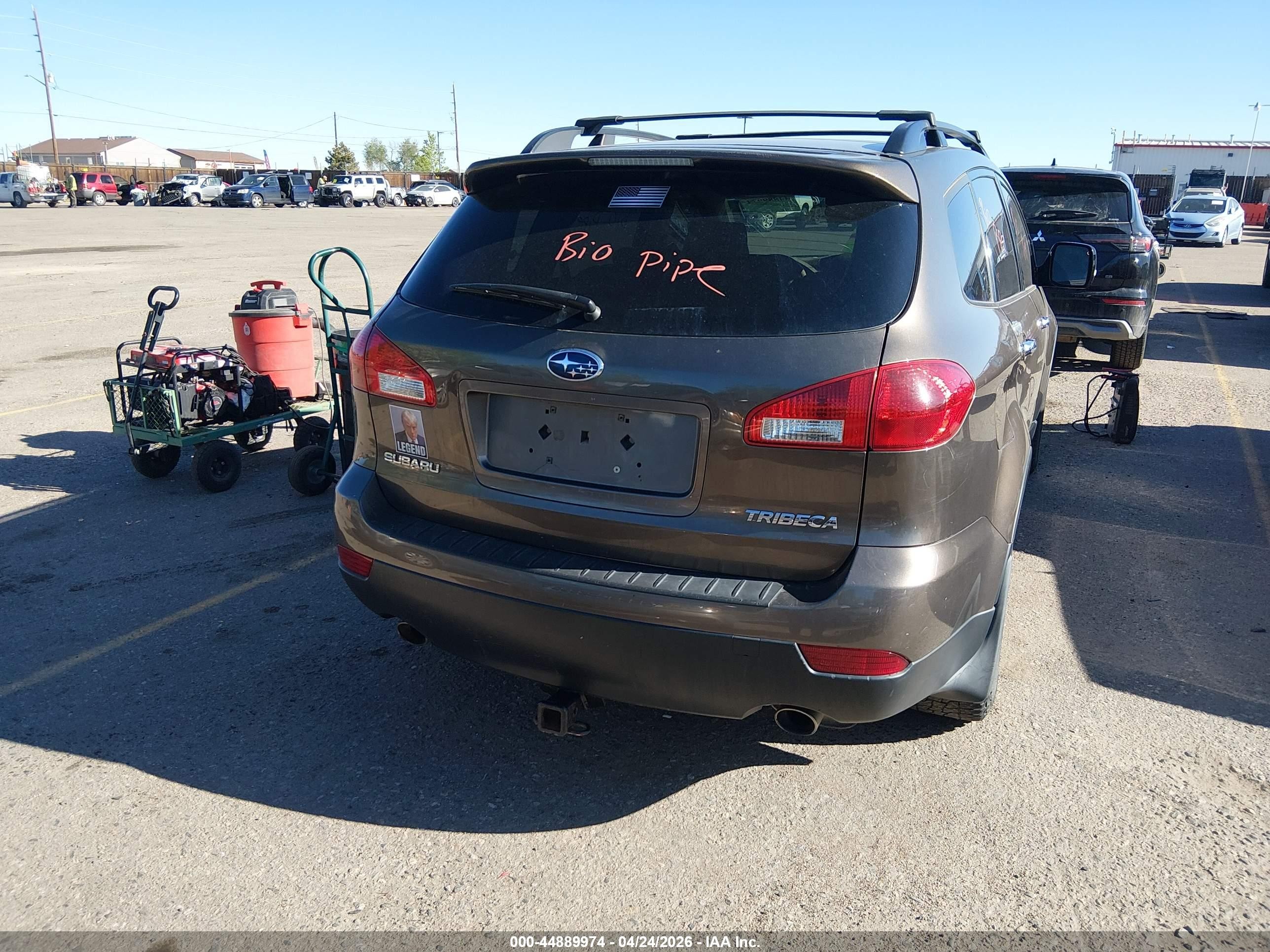 2008 Subaru Tribeca Limited 7-passenger Brown vin: 4S4WX97D084408355