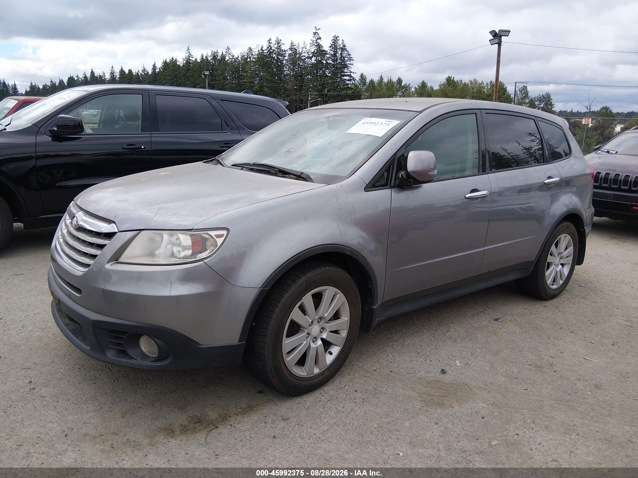2009 Subaru Tribeca Special Edition 7-passenger Silver vin: 4S4WX97DX94407215