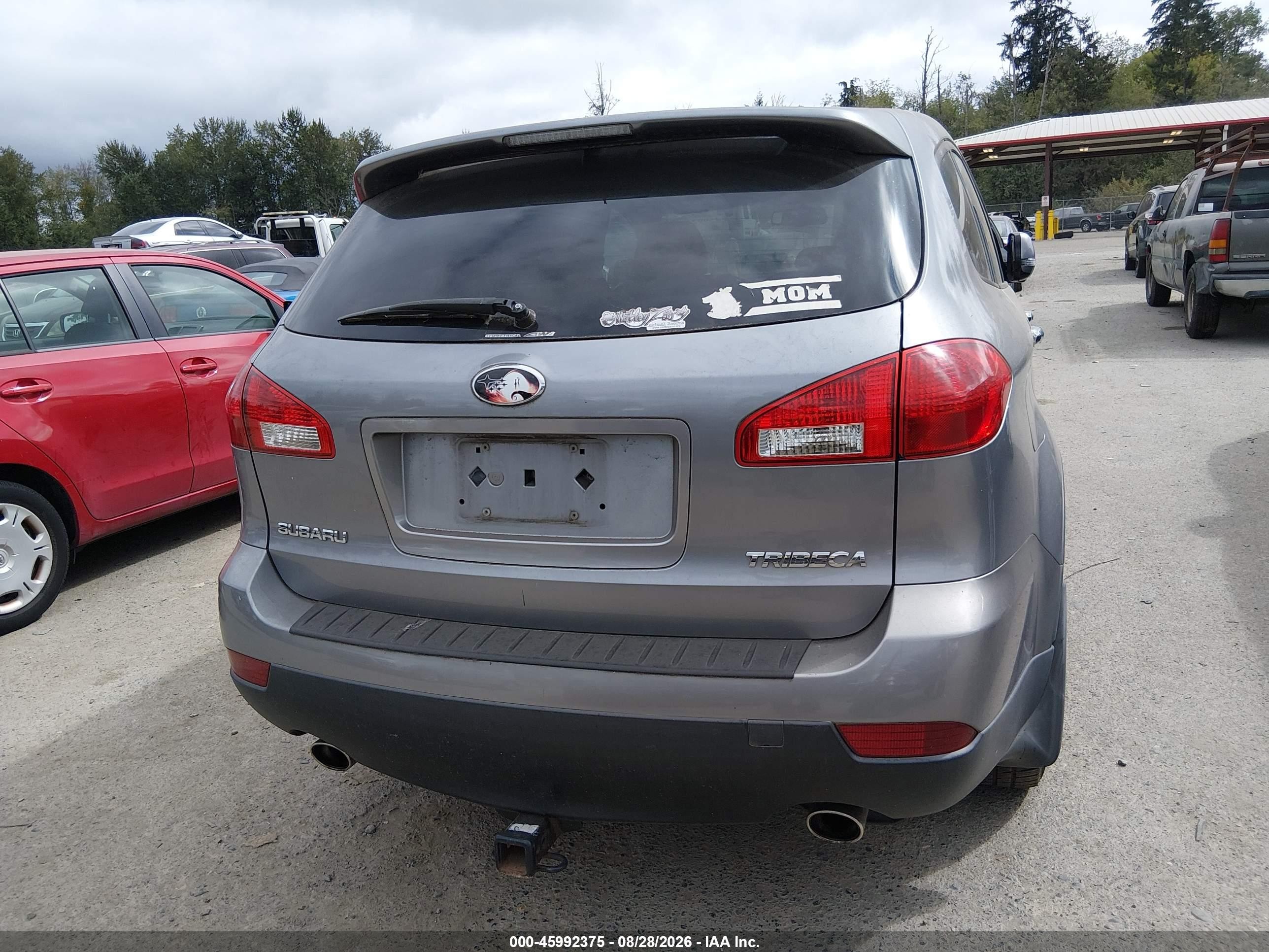 2009 Subaru Tribeca Special Edition 7-passenger Silver vin: 4S4WX97DX94407215