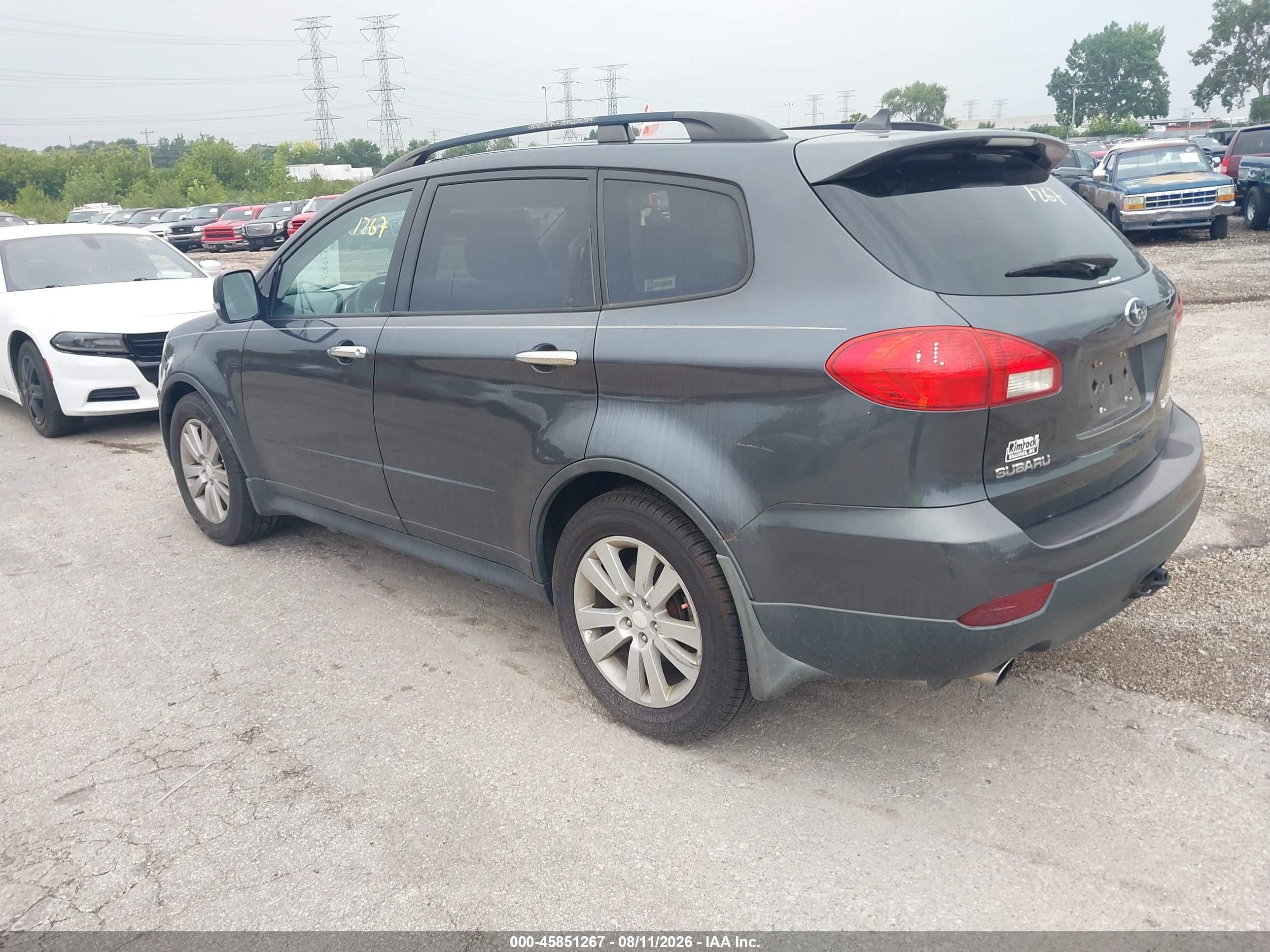 2008 Subaru Tribeca Limited 7-passenger Серый vin: 4S4WX98D084418432