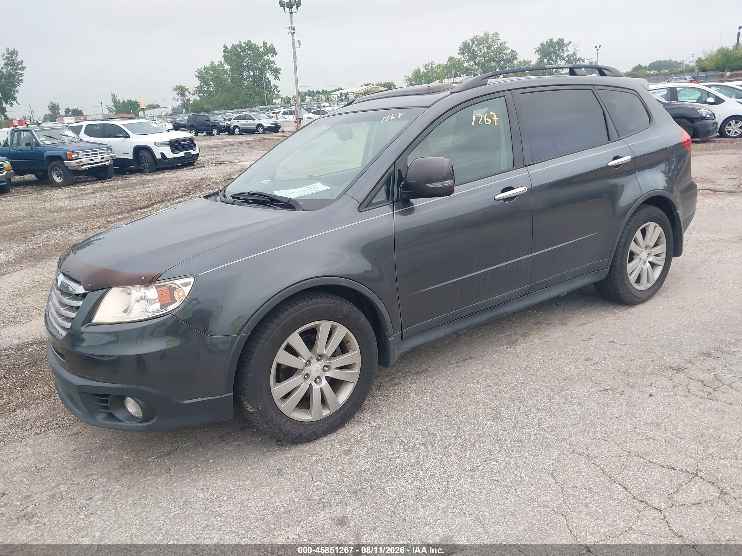 2008 Subaru Tribeca Limited 7-passenger Серый vin: 4S4WX98D084418432
