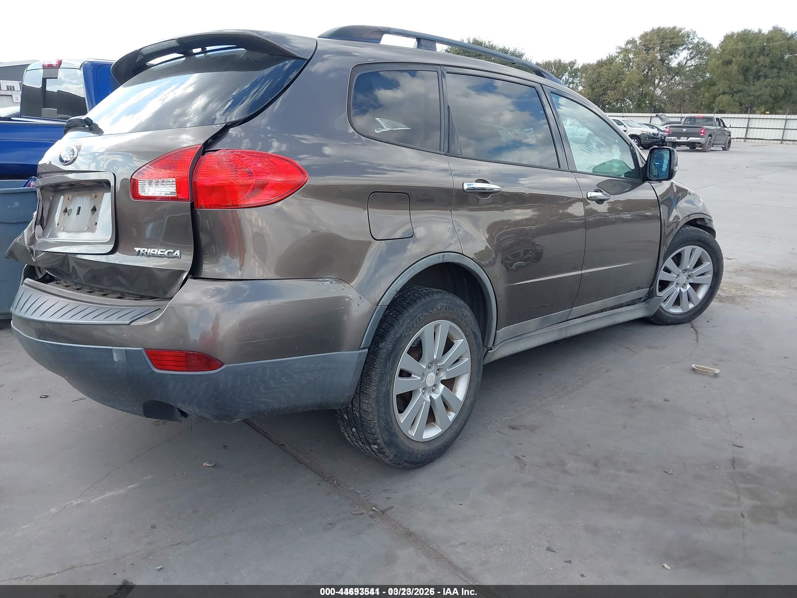 2008 Subaru Tribeca Limited 7-passenger Brown vin: 4S4WX98D184408413