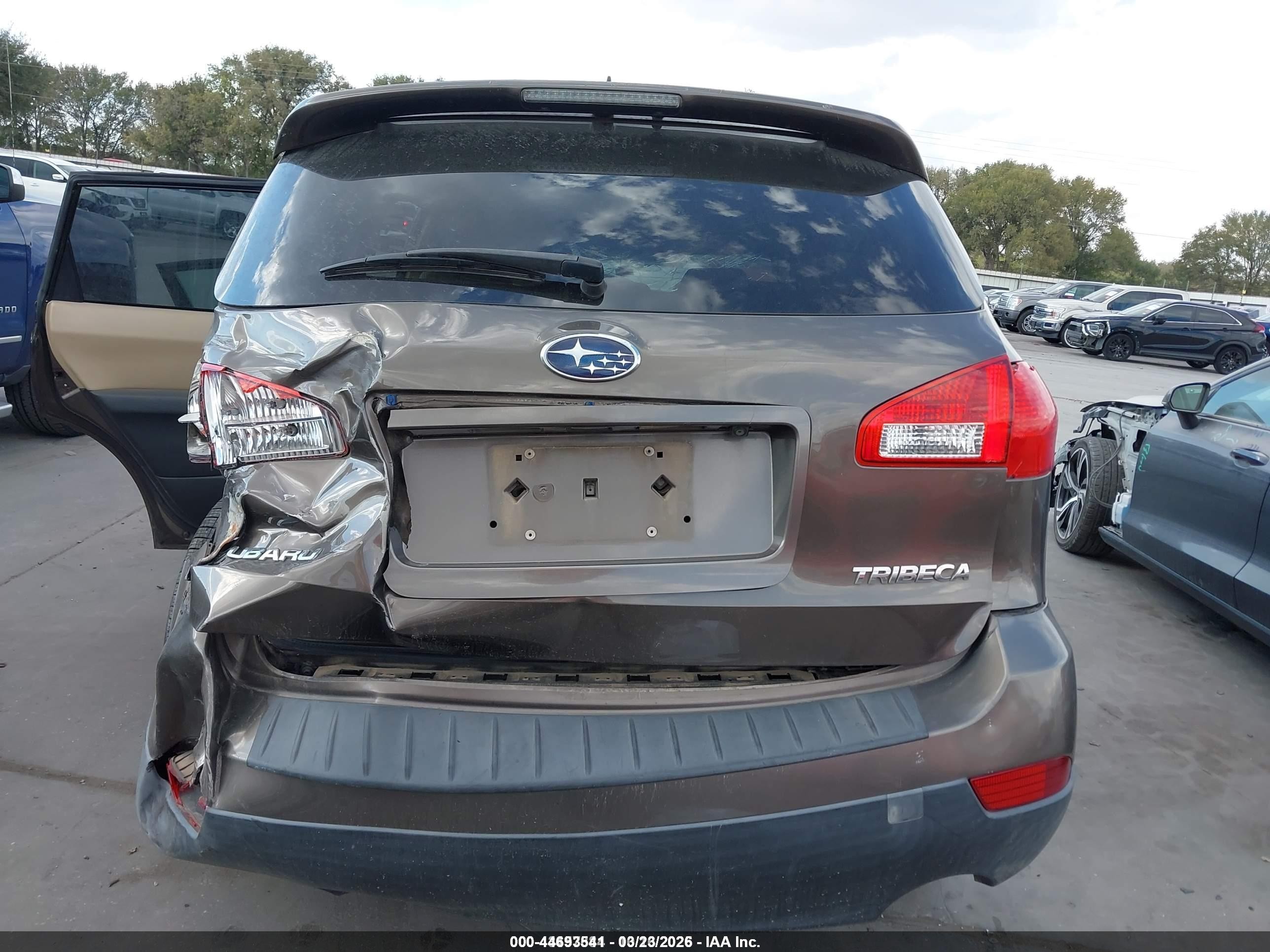 2008 Subaru Tribeca Limited 7-passenger Brown vin: 4S4WX98D184408413