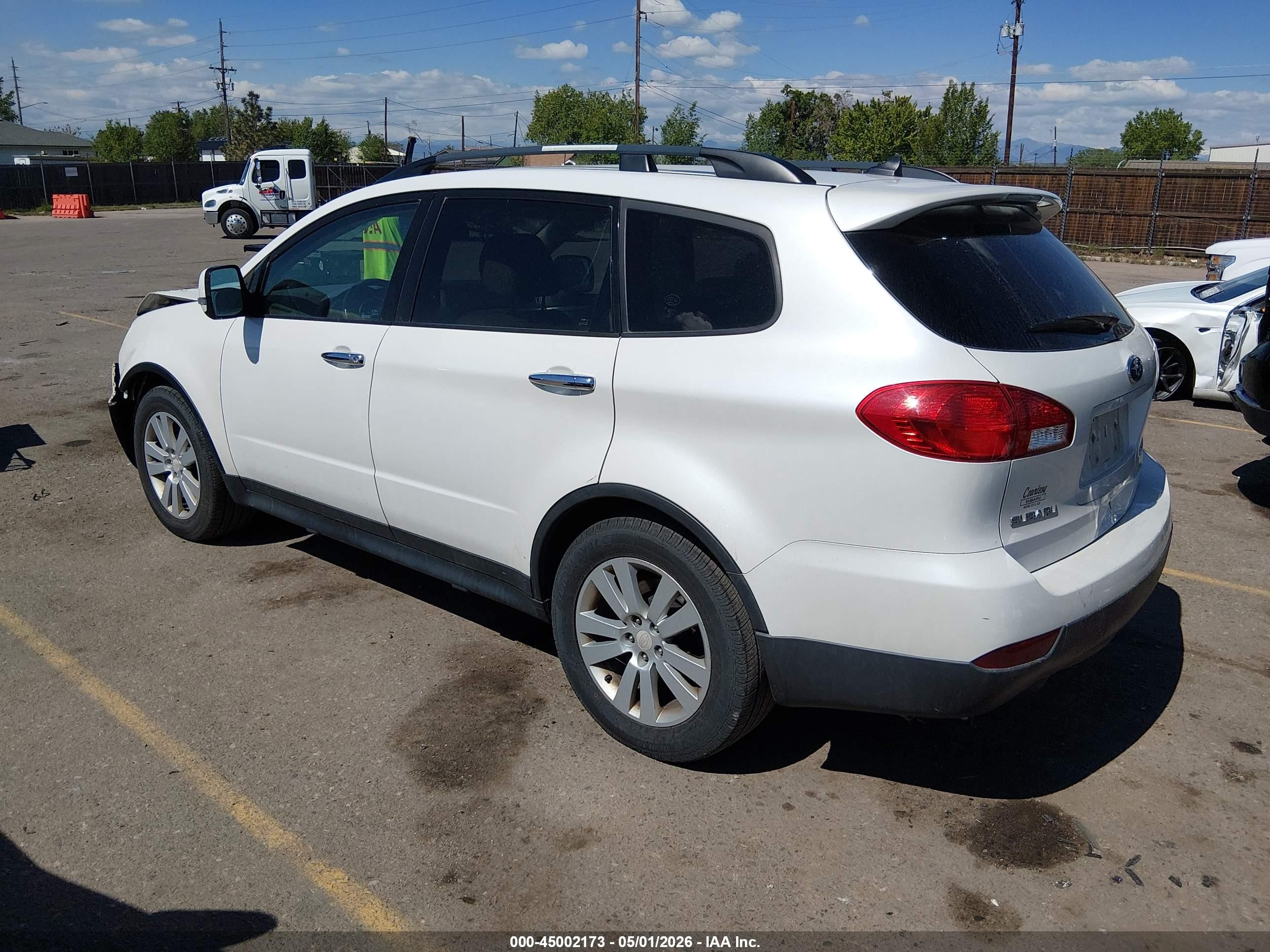 2009 Subaru Tribeca Limited 7-passenger Белый vin: 4S4WX98D394400802