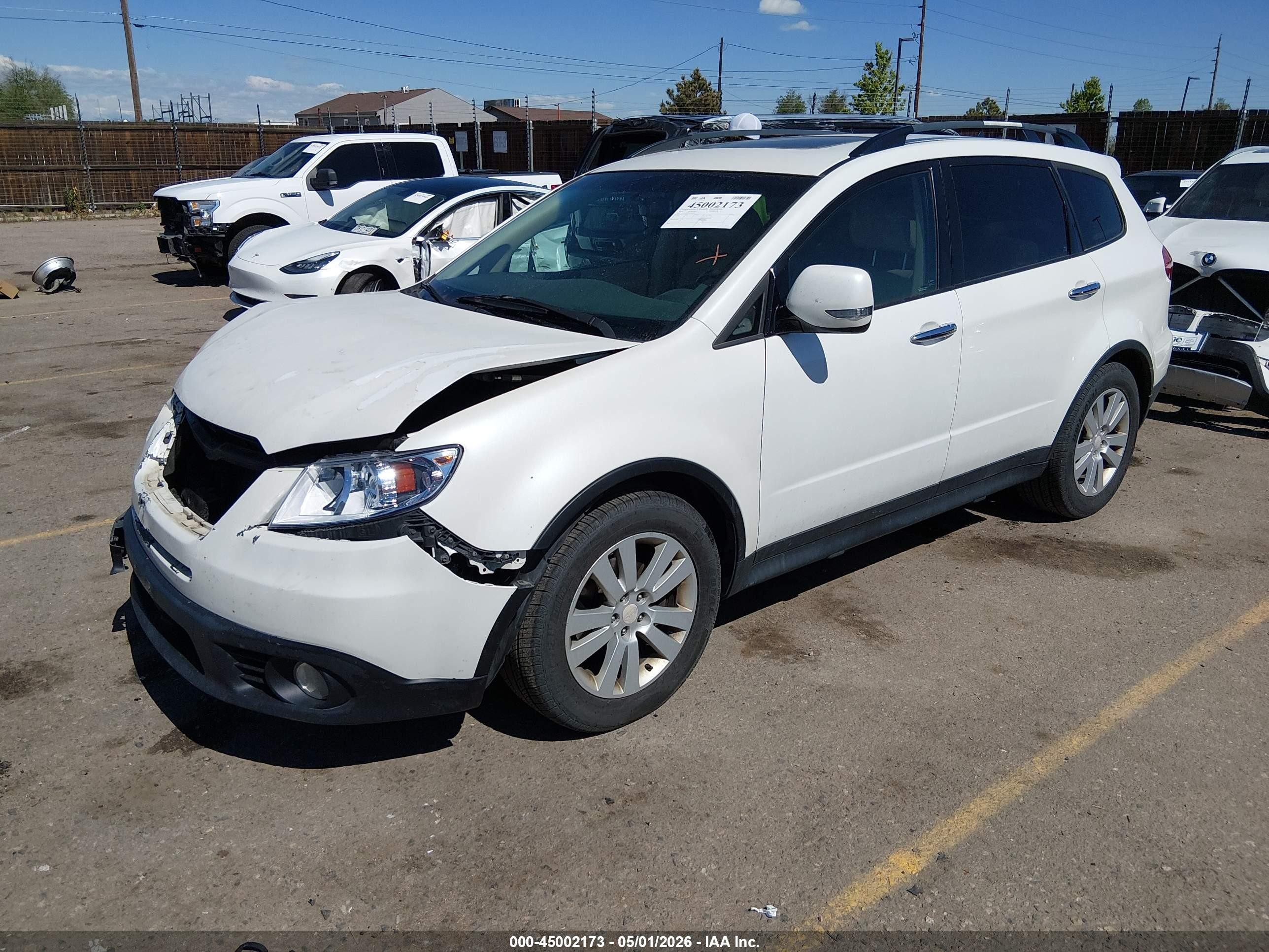 2009 Subaru Tribeca Limited 7-passenger Белый vin: 4S4WX98D394400802
