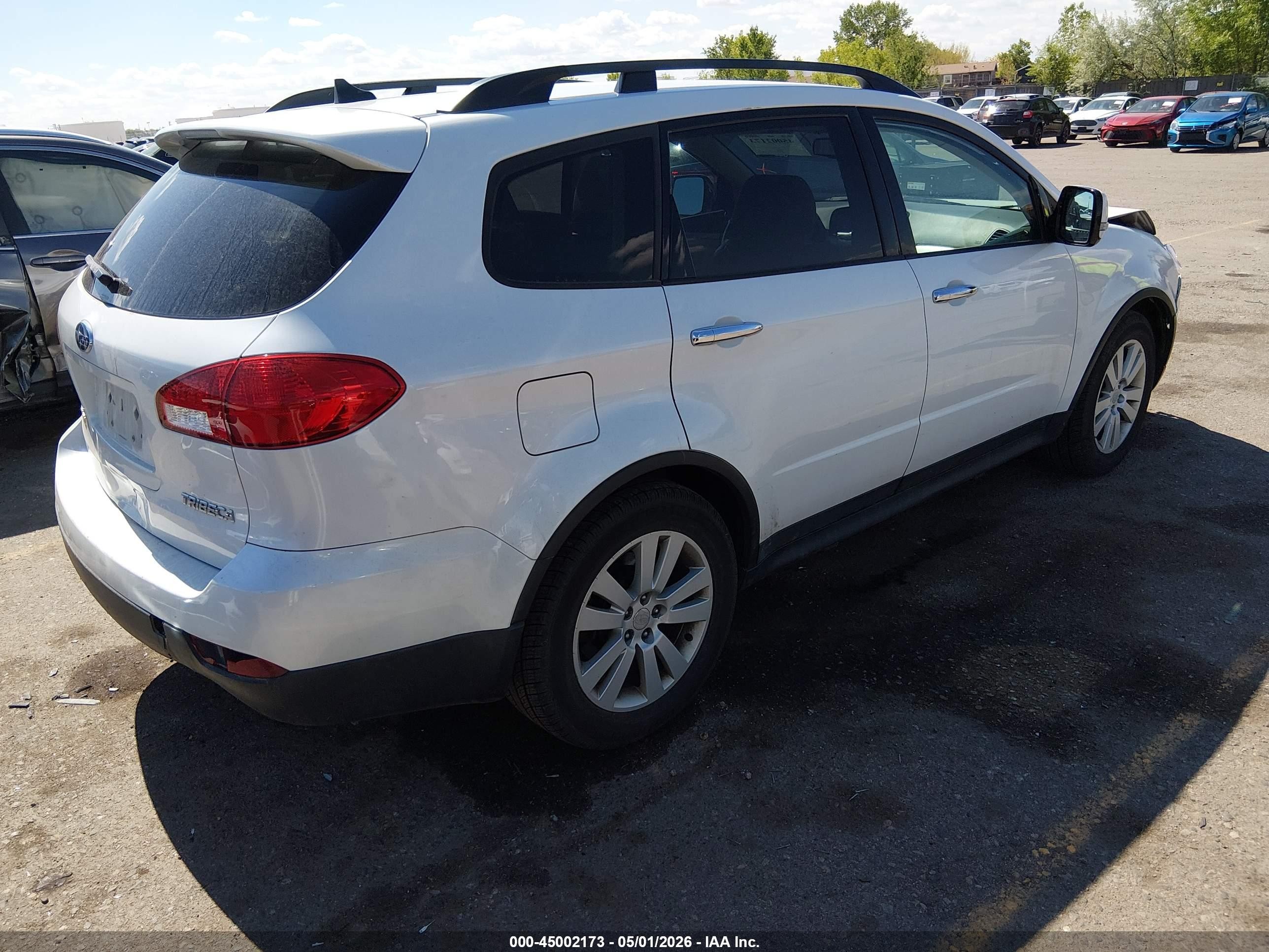 2009 Subaru Tribeca Limited 7-passenger Белый vin: 4S4WX98D394400802